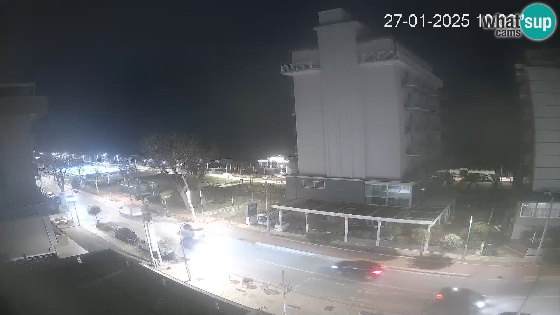 Riccione webcam playa y jardines La Malfa – Playa Bagni Oreste 115