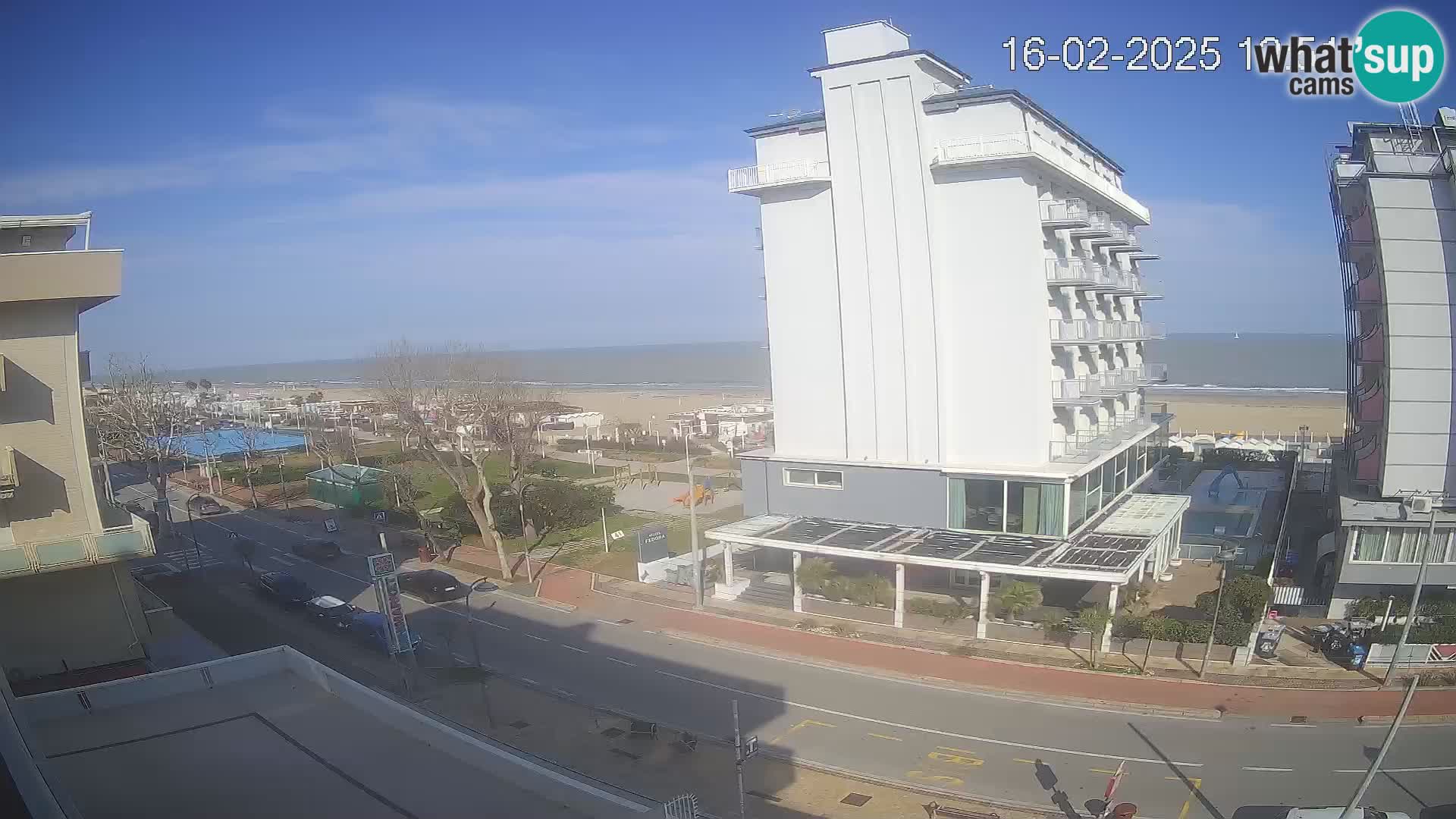 Riccione Webcam Strand und Gärten La Malfa – Bagni Oreste Strand 115