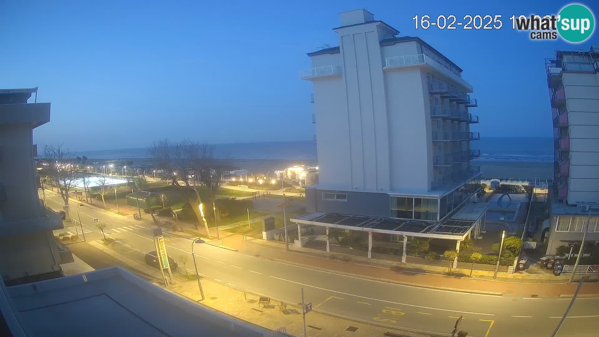 Riccione webcam playa y jardines La Malfa – Playa Bagni Oreste 115