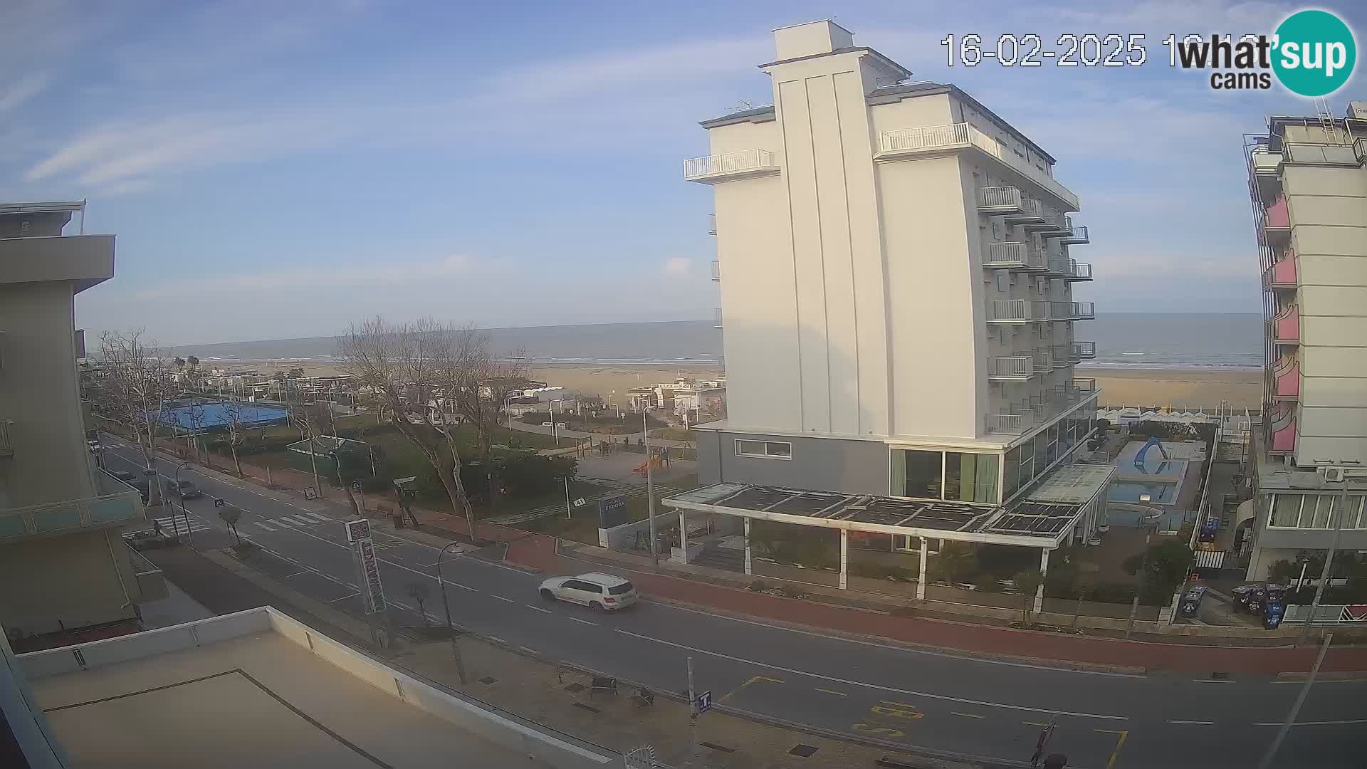 Riccione webcam plage et jardins La Malfa – Bagni Oreste plage 115