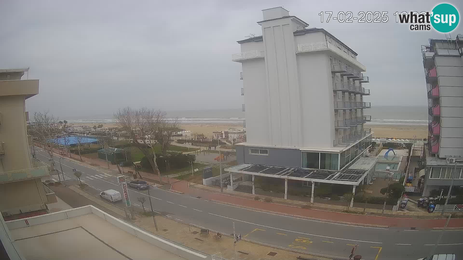 Riccione webcam plage et jardins La Malfa – Bagni Oreste plage 115