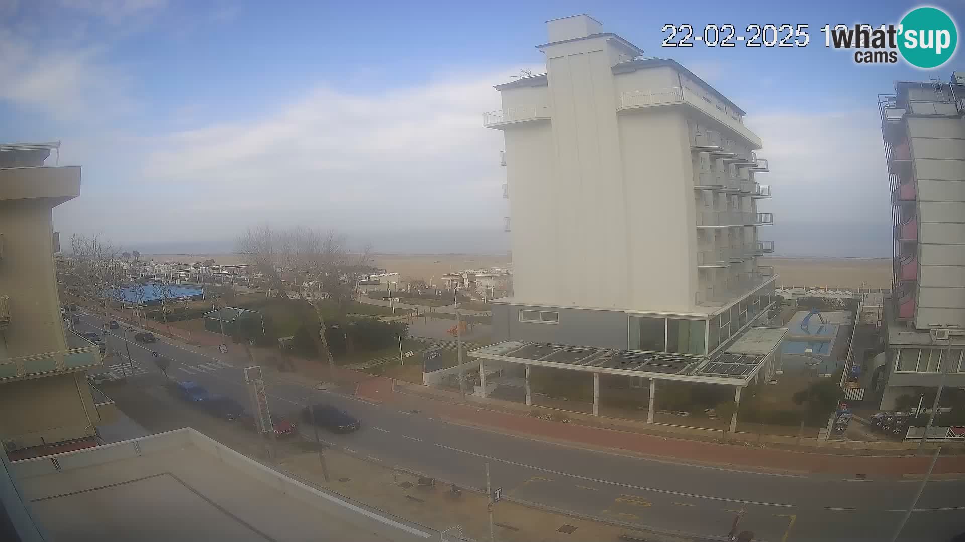 Riccione Webcam Strand und Gärten La Malfa – Bagni Oreste Strand 115