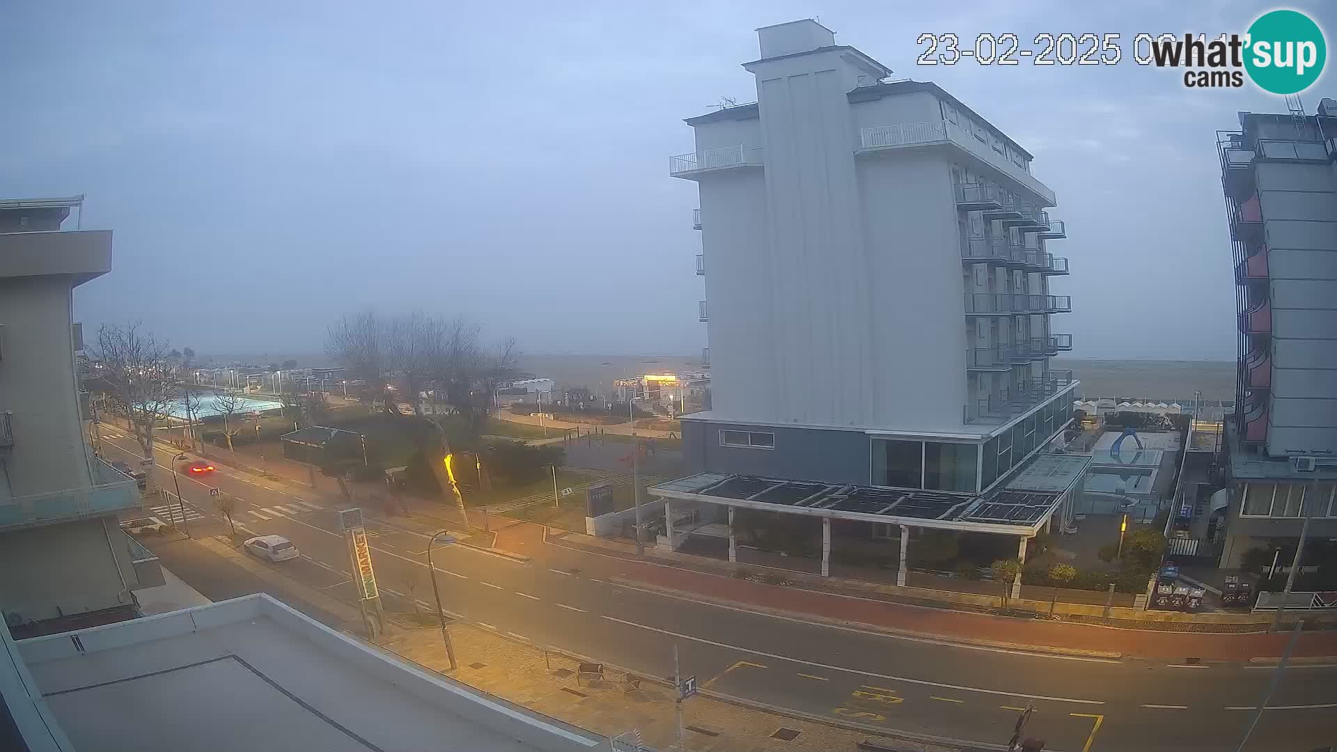 Riccione webcam playa y jardines La Malfa – Playa Bagni Oreste 115