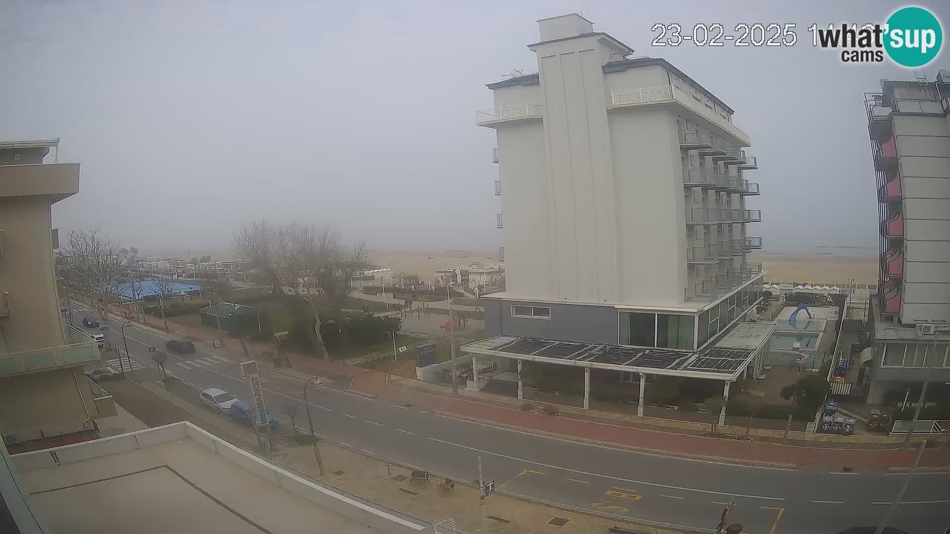 Riccione webcam playa y jardines La Malfa – Playa Bagni Oreste 115