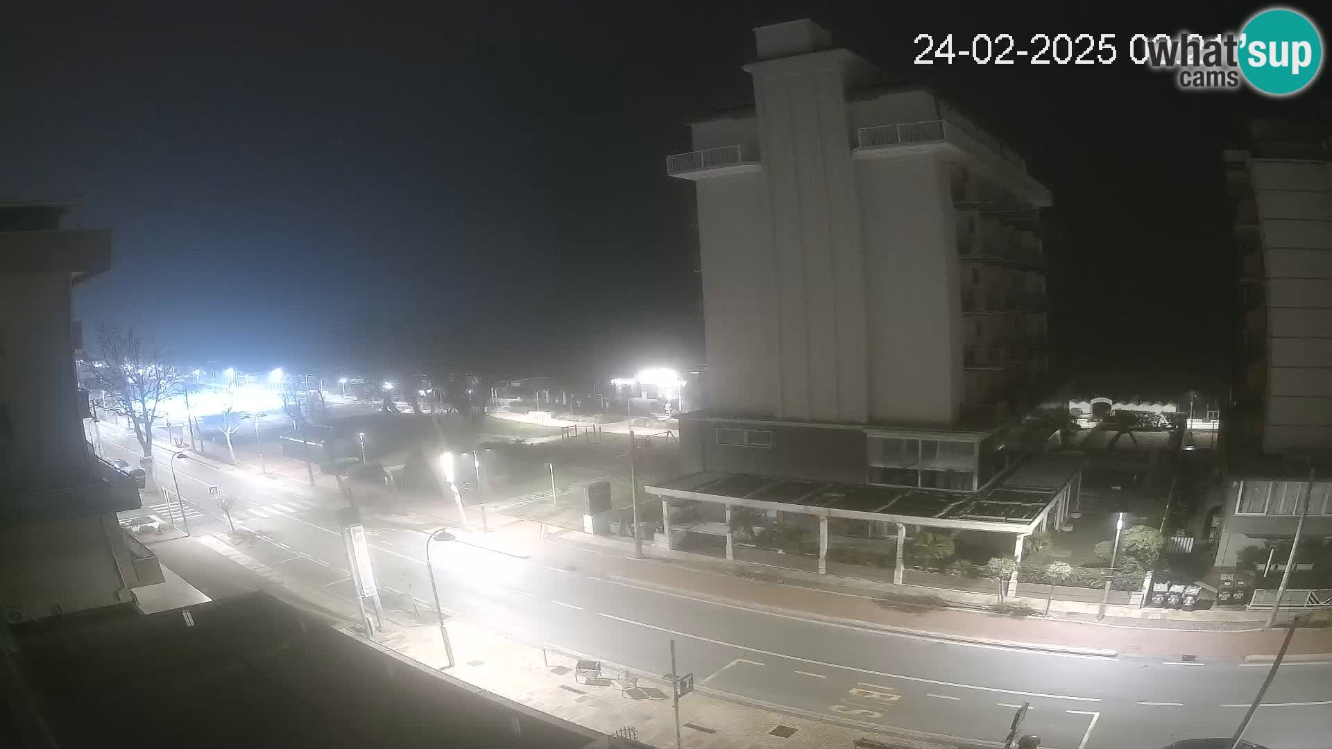 Riccione webcam playa y jardines La Malfa – Playa Bagni Oreste 115