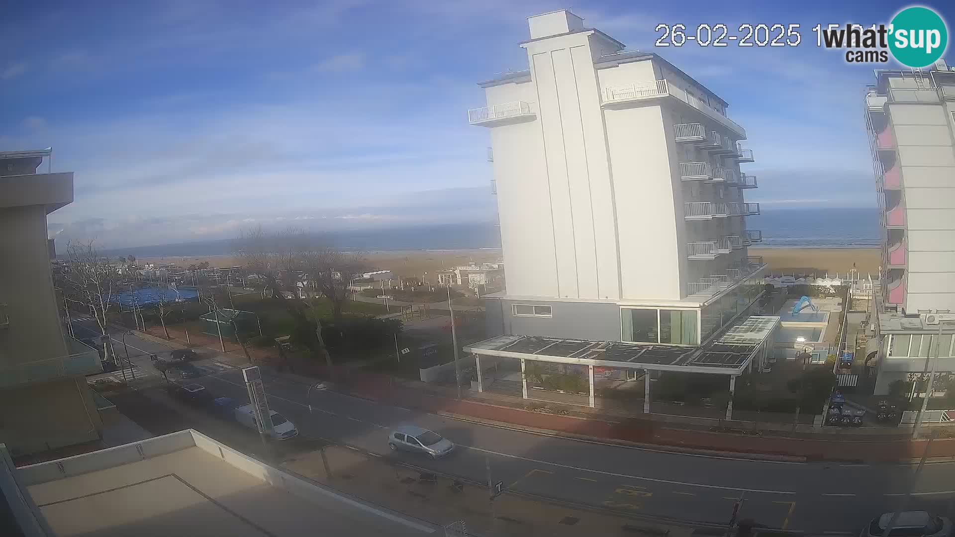 Riccione Webcam Strand und Gärten La Malfa – Bagni Oreste Strand 115