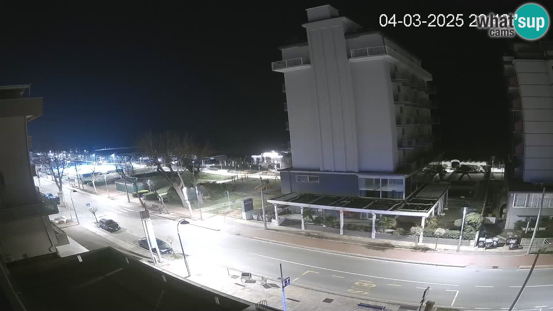 Riccione webcam playa y jardines La Malfa – Playa Bagni Oreste 115