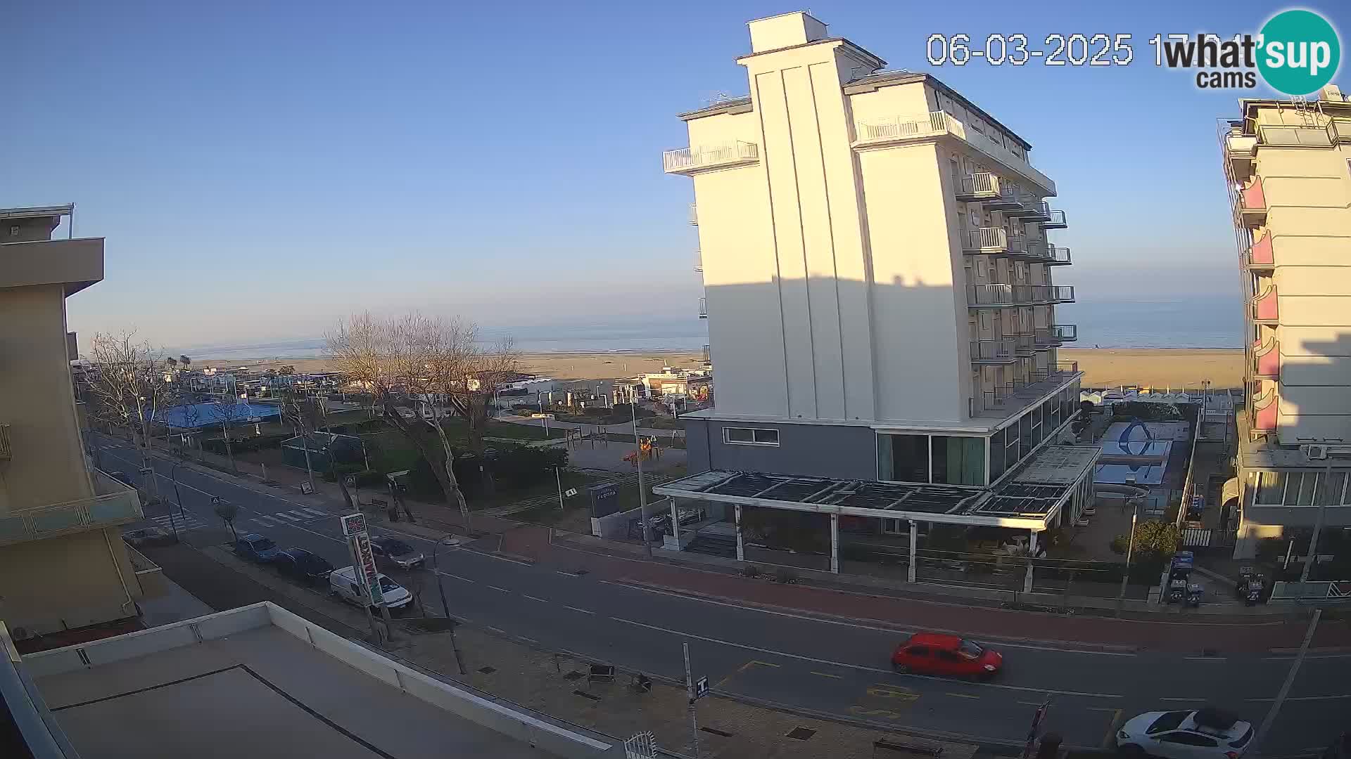 Riccione webcam spiaggia e giardini La Malfa – Bagni Oreste spiaggia 115