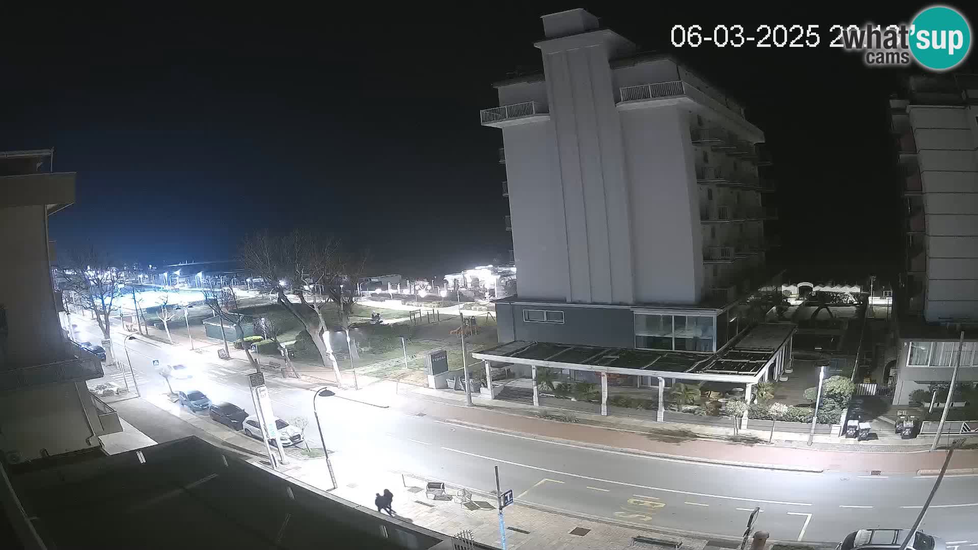 Riccione webcam playa y jardines La Malfa – Playa Bagni Oreste 115