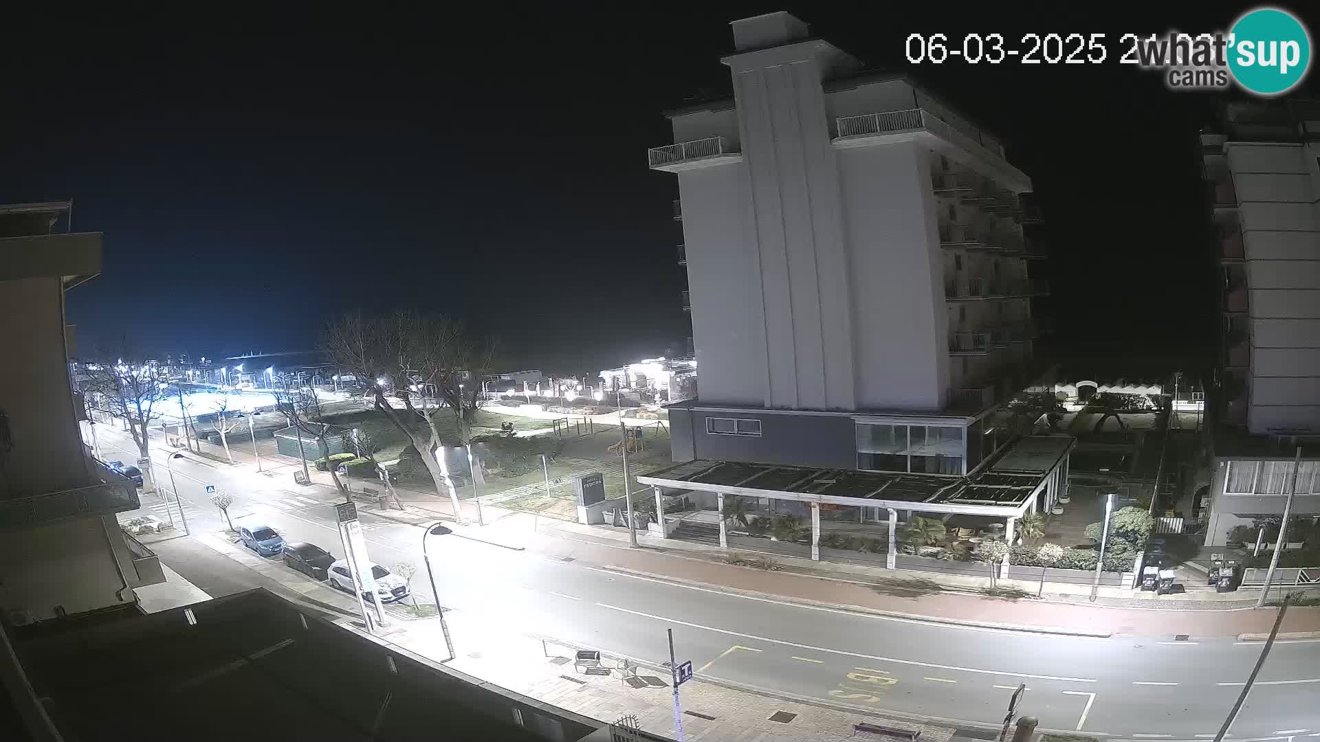 Riccione webcam plage et jardins La Malfa – Bagni Oreste plage 115