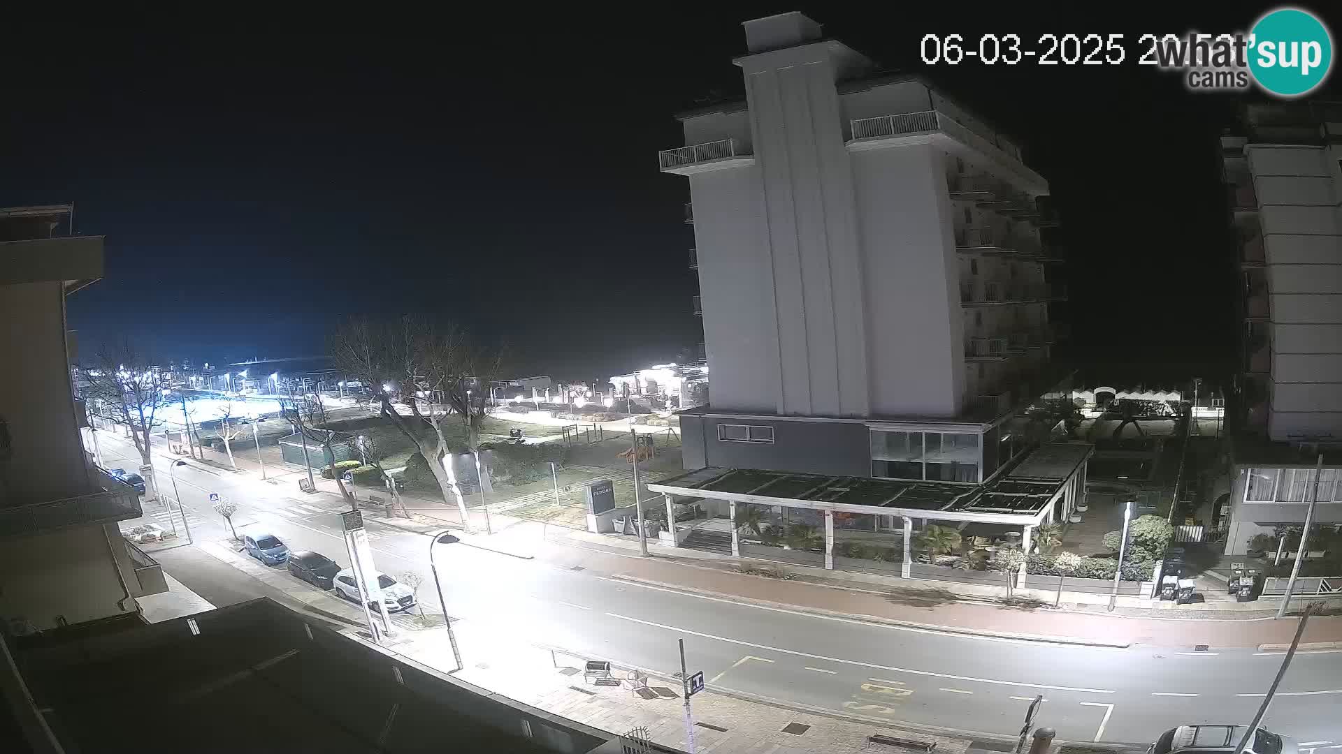 Riccione webcam plage et jardins La Malfa – Bagni Oreste plage 115