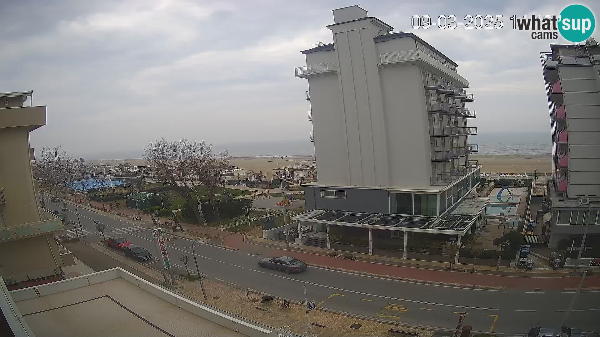 Riccione Webcam Strand und Gärten La Malfa – Bagni Oreste Strand 115