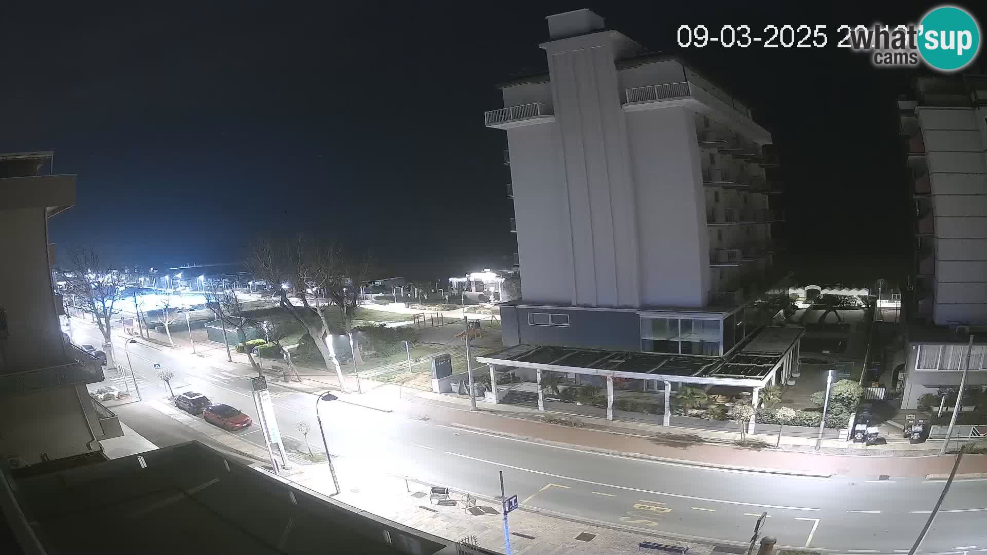 Riccione webcam plage et jardins La Malfa – Bagni Oreste plage 115