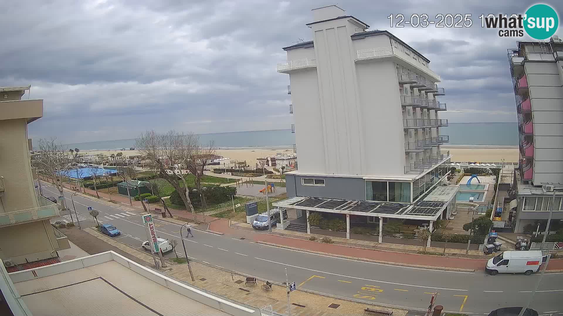 Riccione Webcam Strand und Gärten La Malfa – Bagni Oreste Strand 115