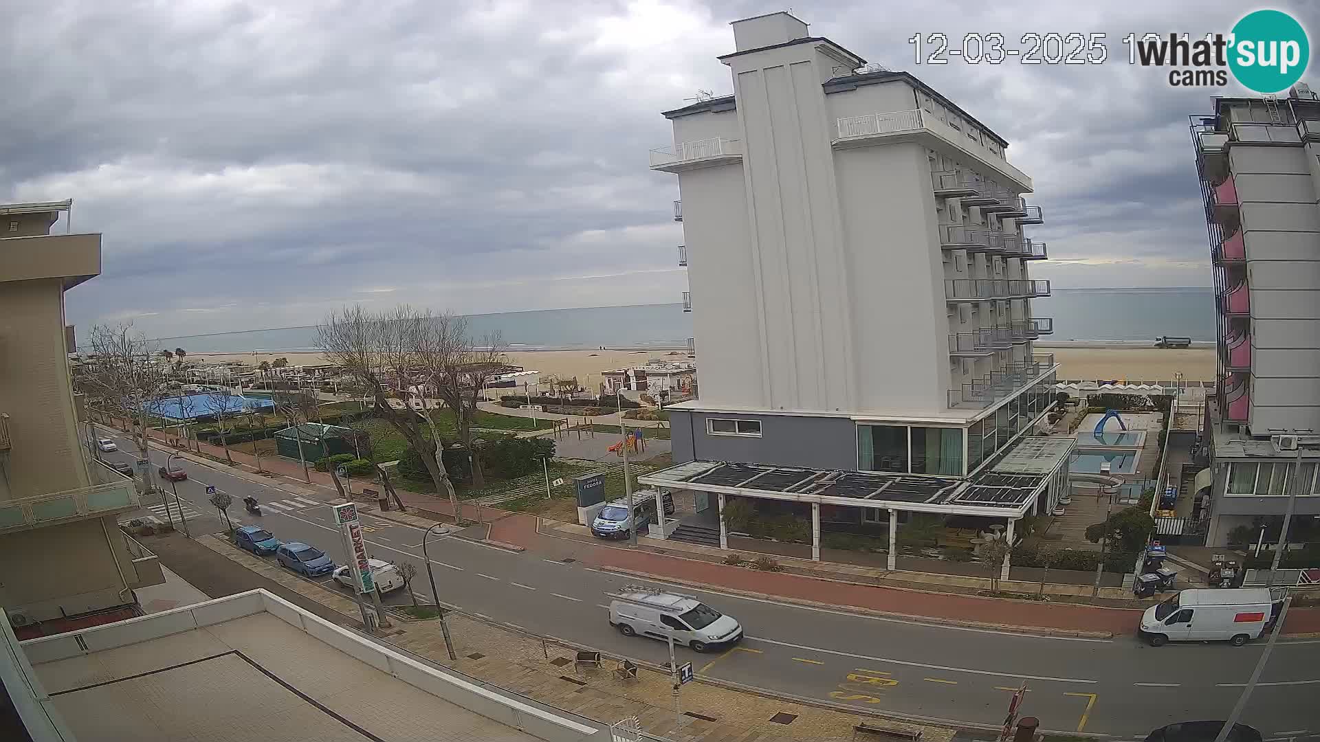 Riccione webcam spiaggia e giardini La Malfa – Bagni Oreste spiaggia 115