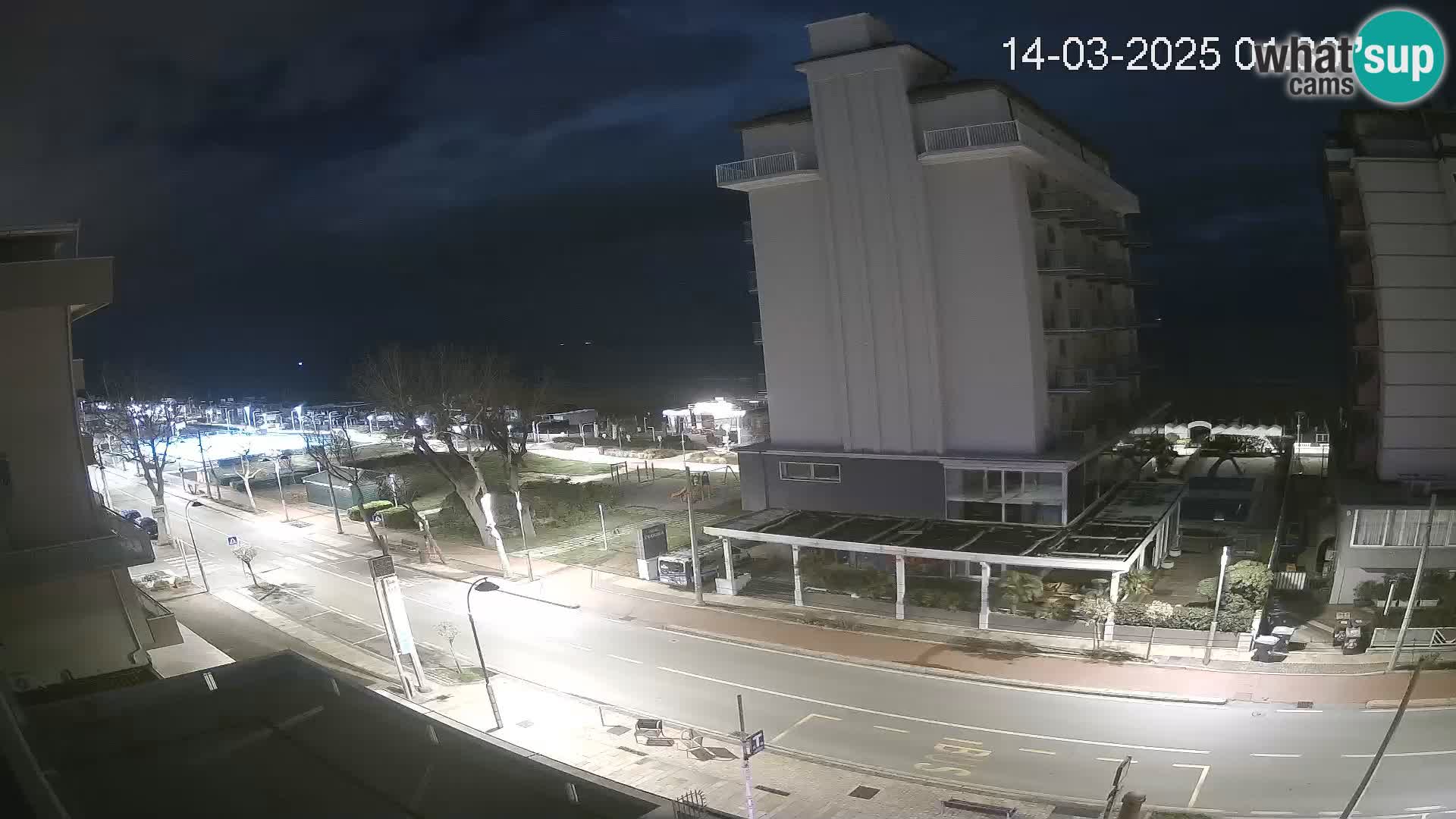 Riccione Webcam Strand und Gärten La Malfa – Bagni Oreste Strand 115