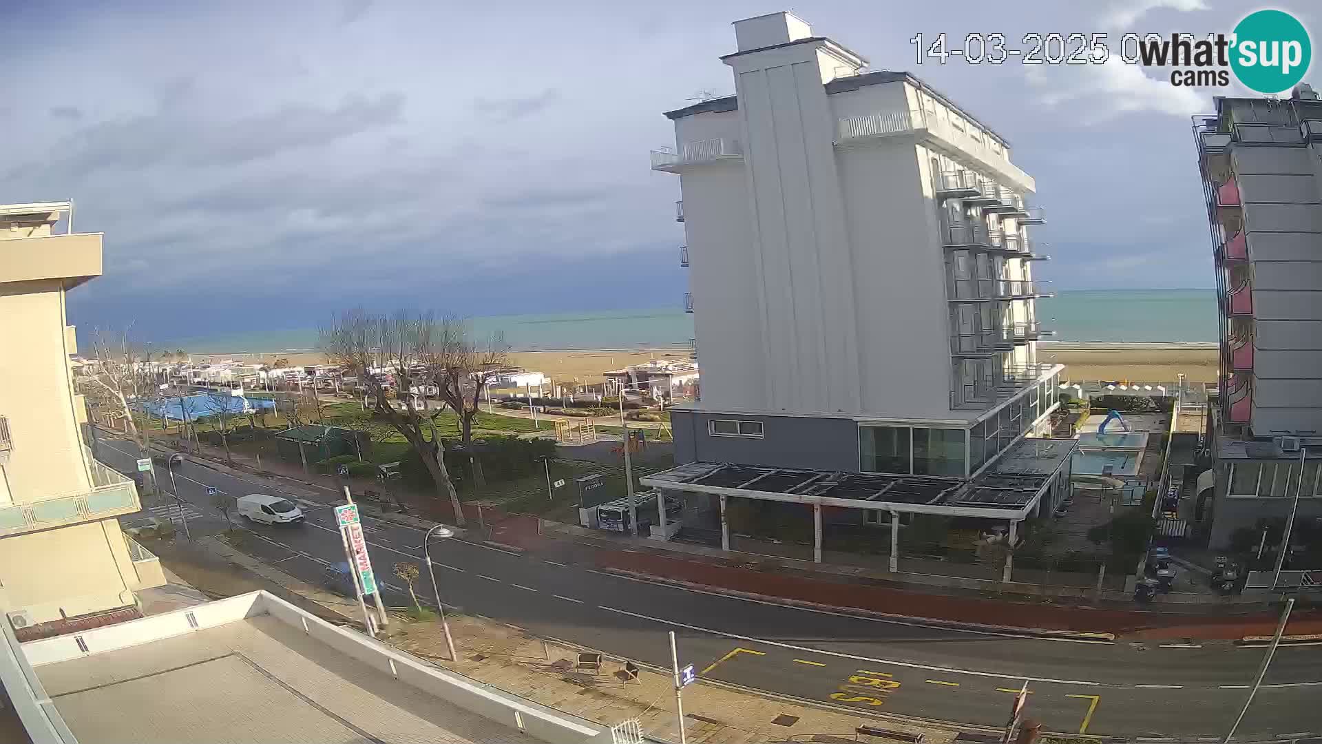 Riccione Webcam Strand und Gärten La Malfa – Bagni Oreste Strand 115