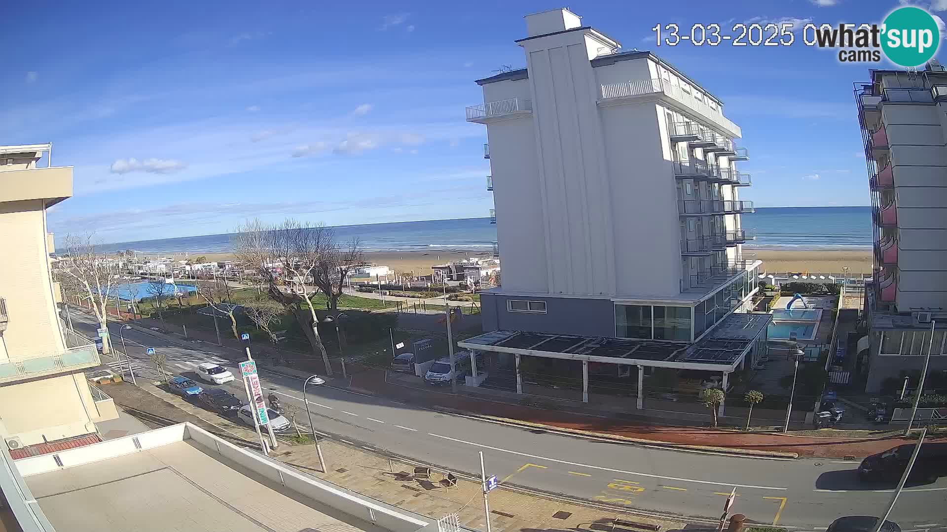 Riccione webcam spiaggia e giardini La Malfa – Bagni Oreste spiaggia 115