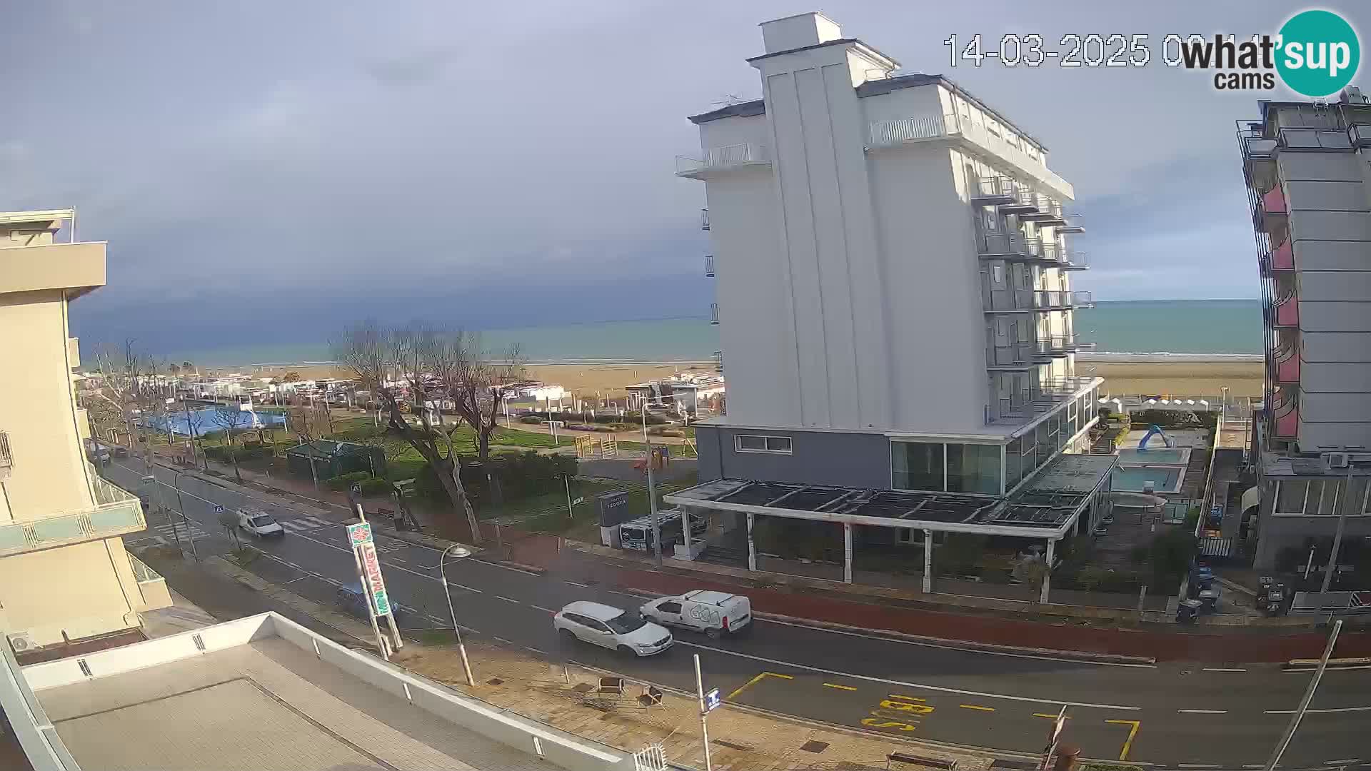 Riccione Webcam Strand und Gärten La Malfa – Bagni Oreste Strand 115