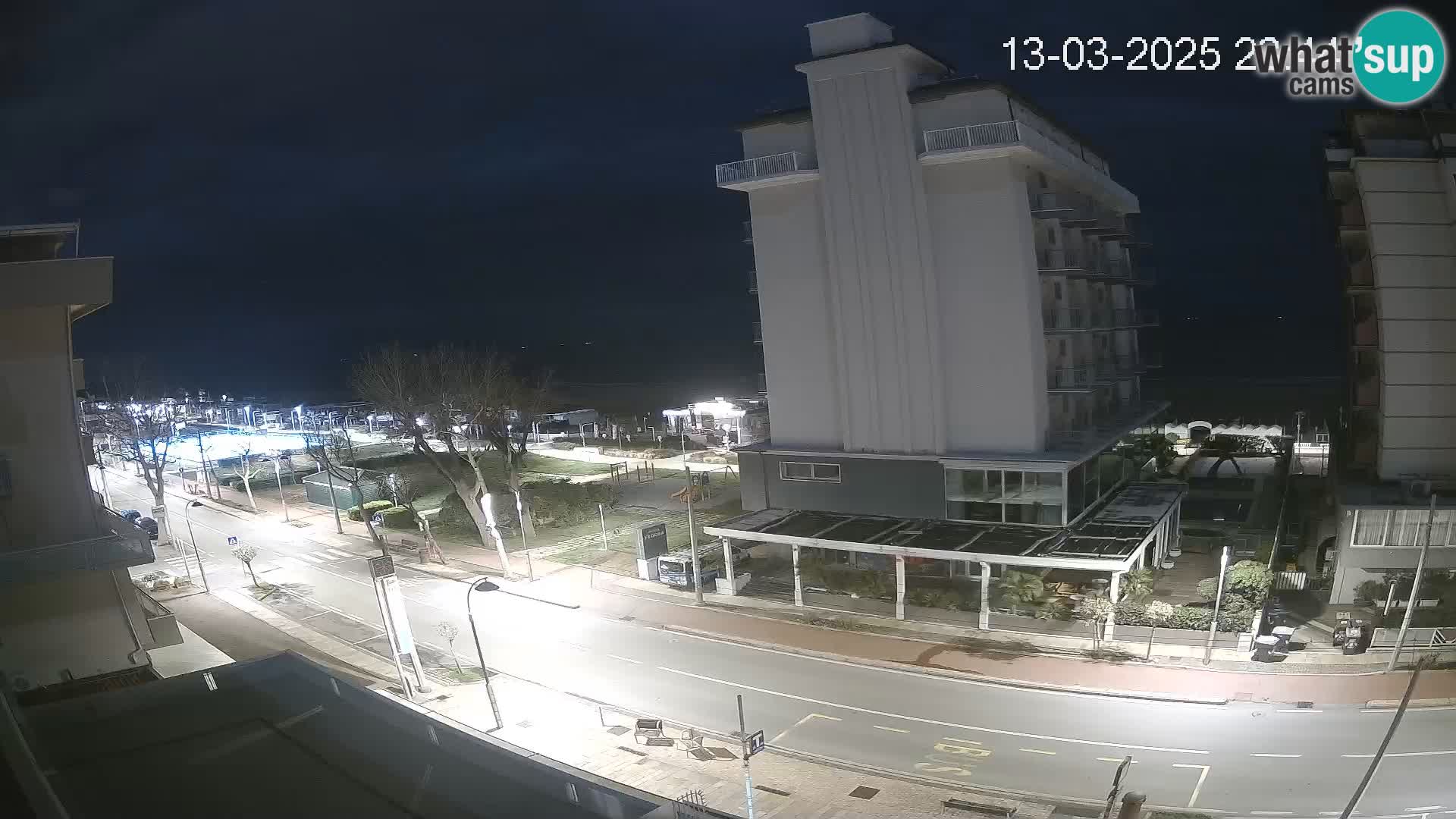 Riccione webcam playa y jardines La Malfa – Playa Bagni Oreste 115