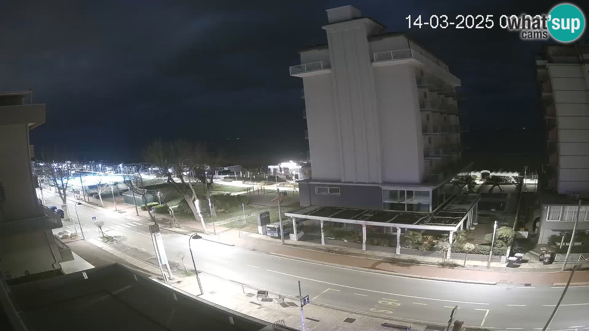 Riccione webcam playa y jardines La Malfa – Playa Bagni Oreste 115