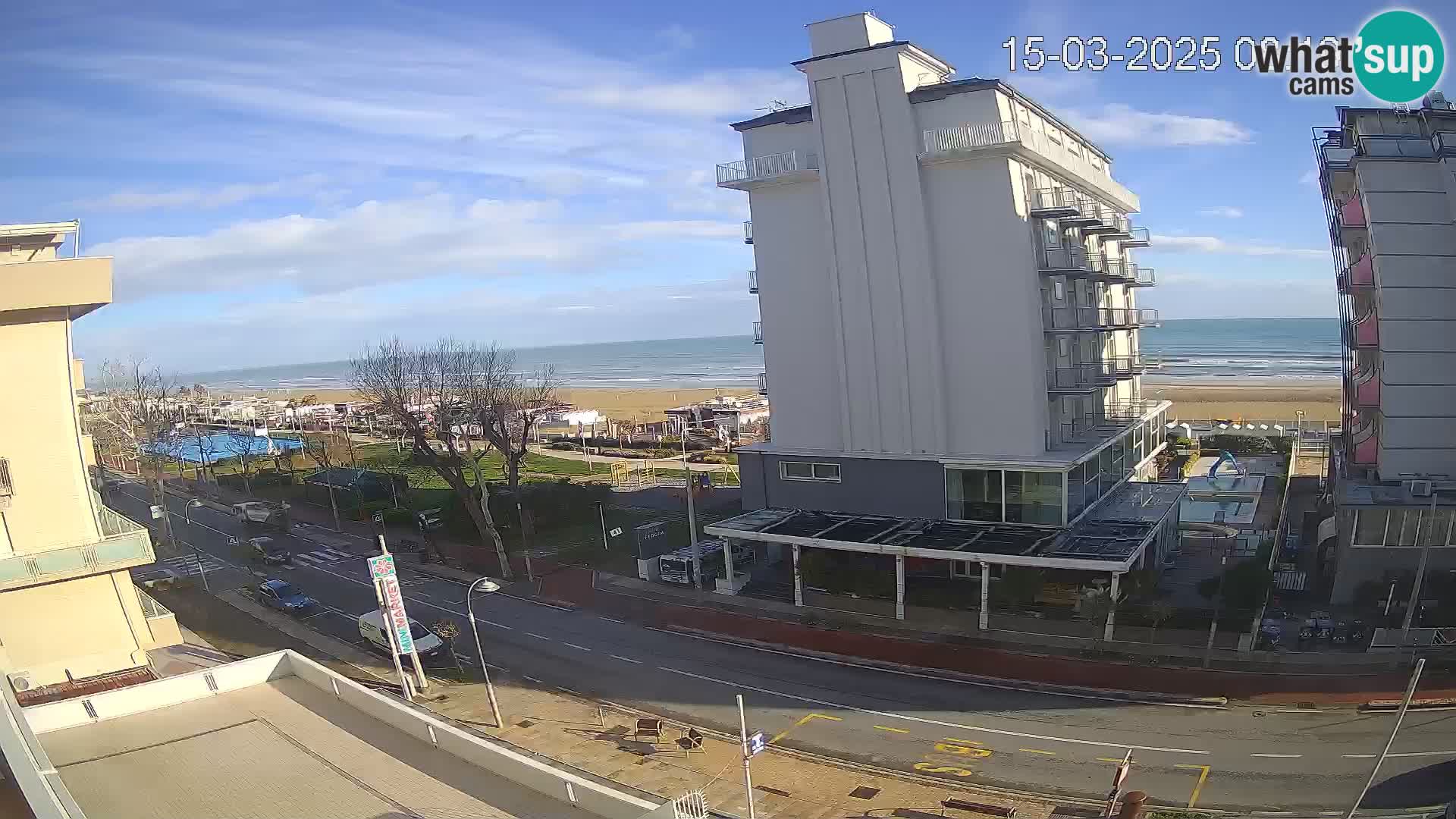 Riccione Webcam Strand und Gärten La Malfa – Bagni Oreste Strand 115