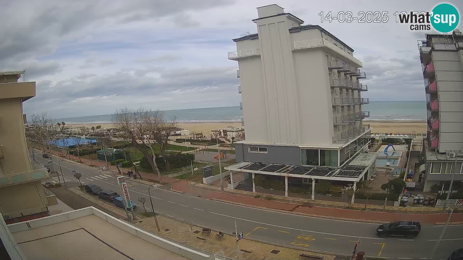 Riccione web kamera plaža i vrtovi La Malfa – plaža Bagni Oreste 115