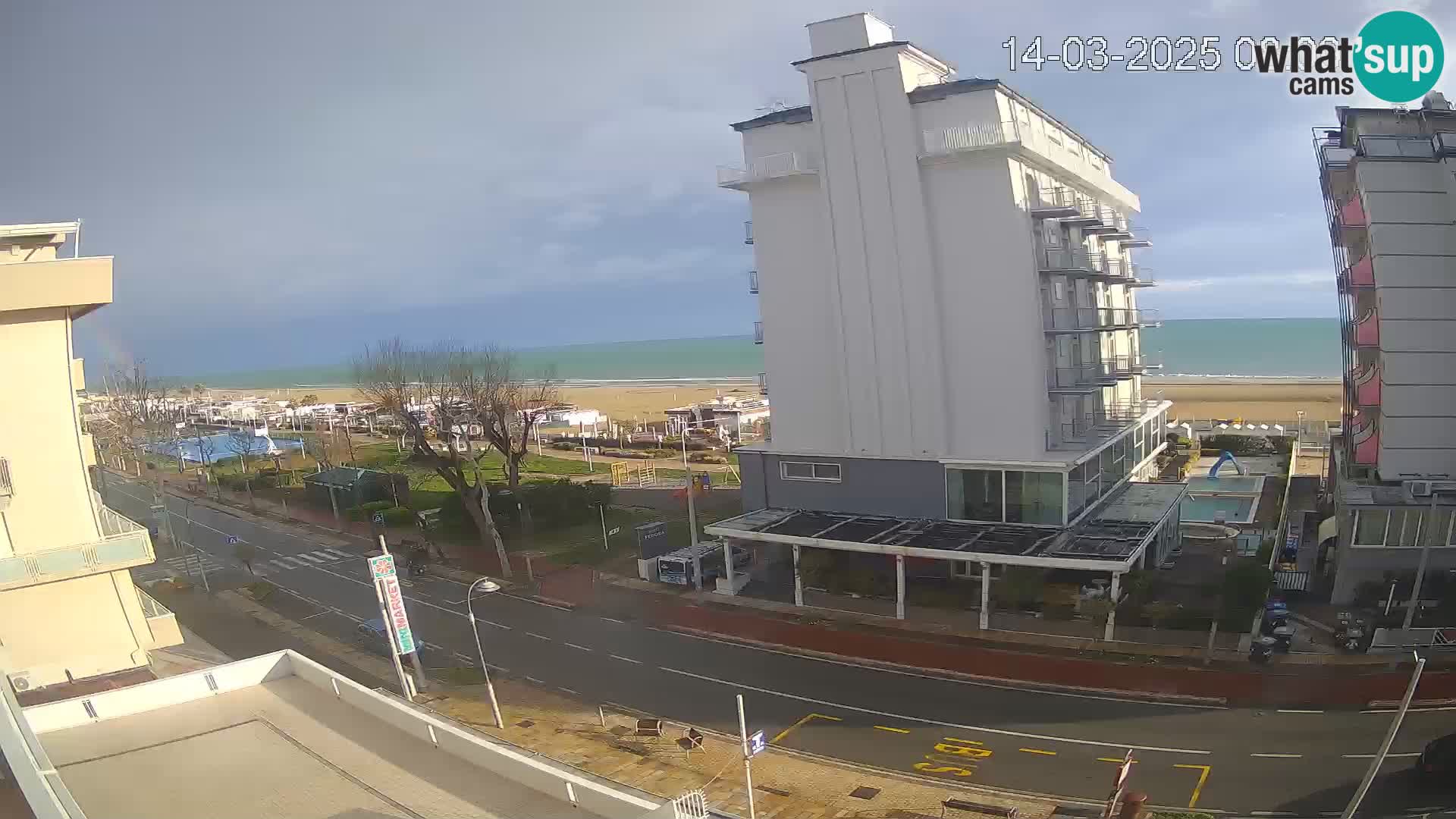 Riccione Webcam Strand und Gärten La Malfa – Bagni Oreste Strand 115