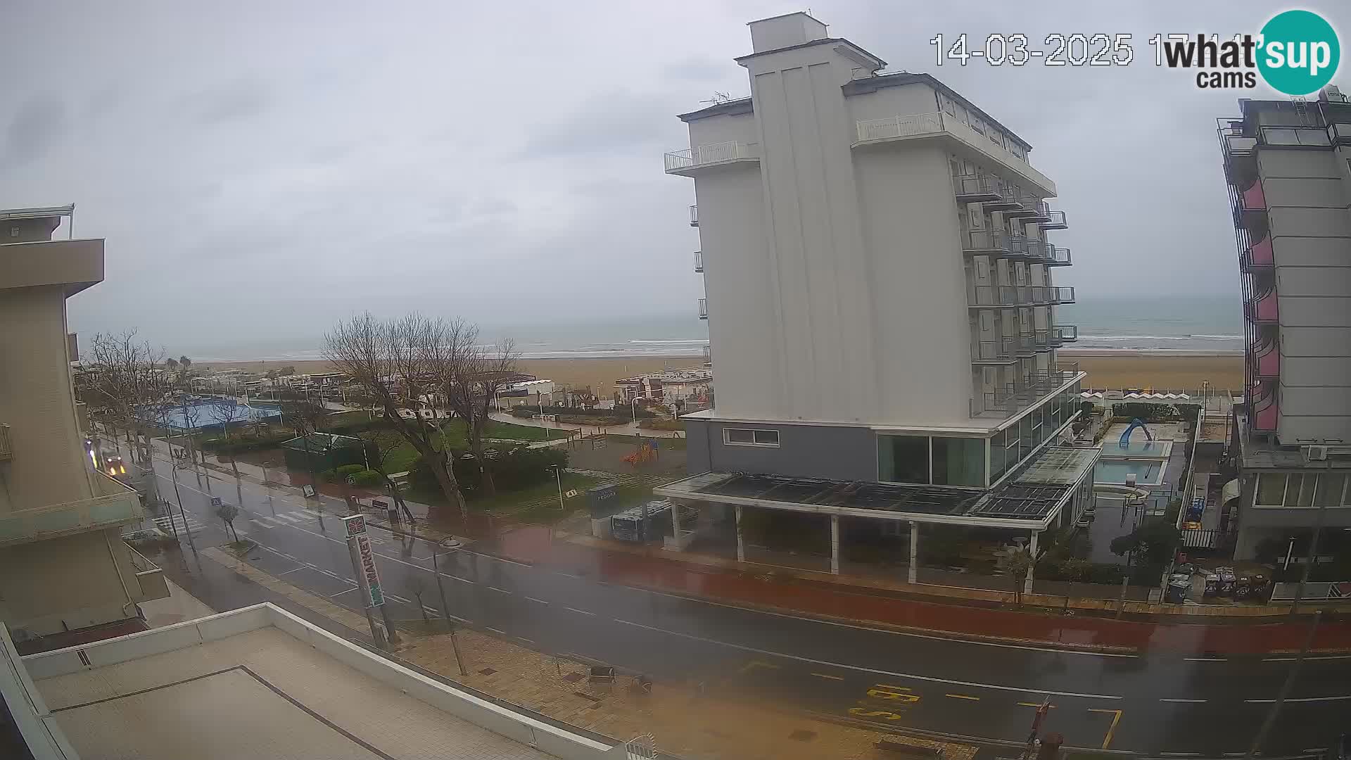 Riccione webcam playa y jardines La Malfa – Playa Bagni Oreste 115