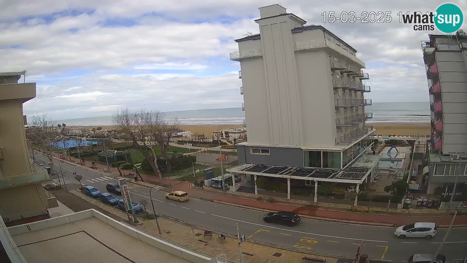 Riccione webcam plage et jardins La Malfa – Bagni Oreste plage 115