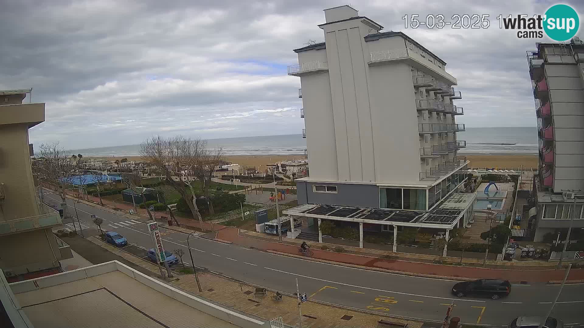 Riccione webcam plage et jardins La Malfa – Bagni Oreste plage 115