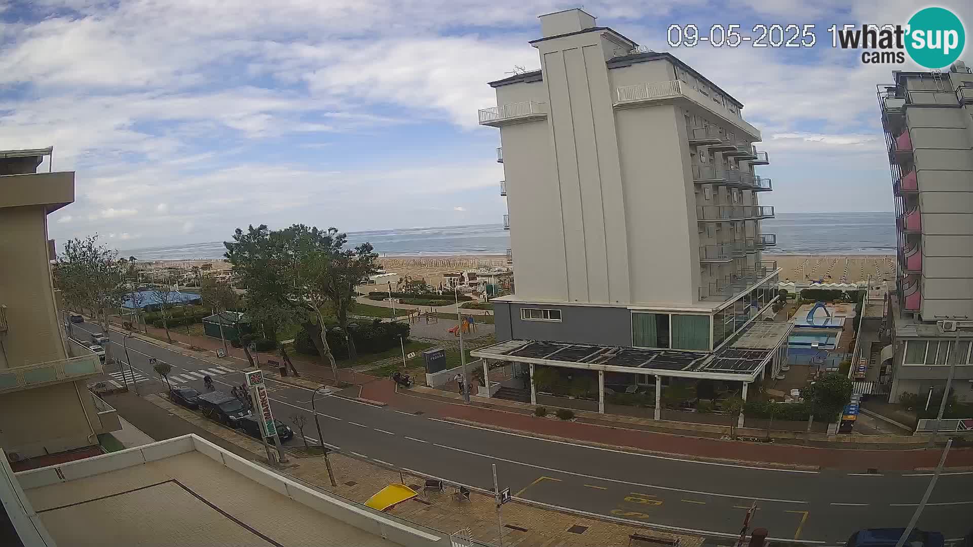 Riccione livecam beach and La Malfa gardens – Bagni Oreste spiaggia 115