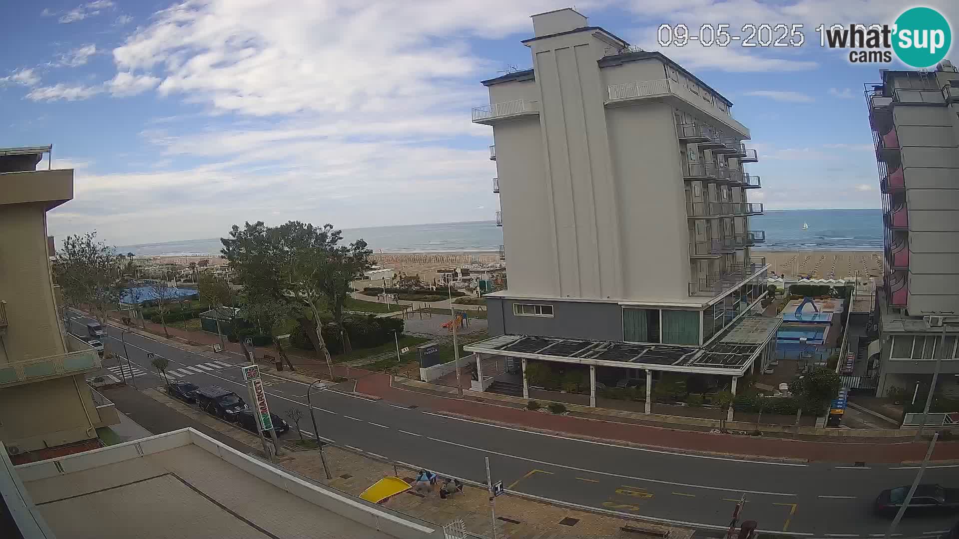 Riccione livecam beach and La Malfa gardens – Bagni Oreste spiaggia 115