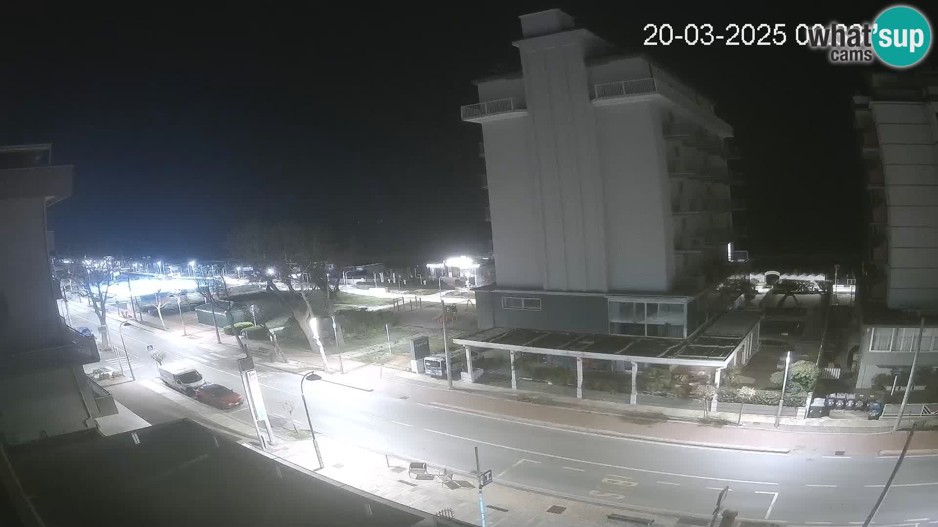 Riccione webcam playa y jardines La Malfa – Playa Bagni Oreste 115