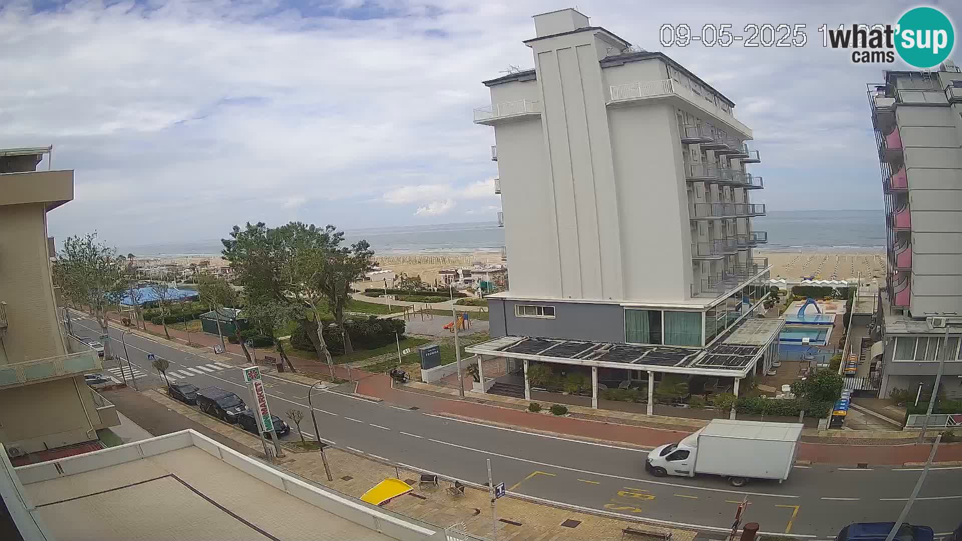 Riccione Webcam Strand und Gärten La Malfa – Bagni Oreste Strand 115