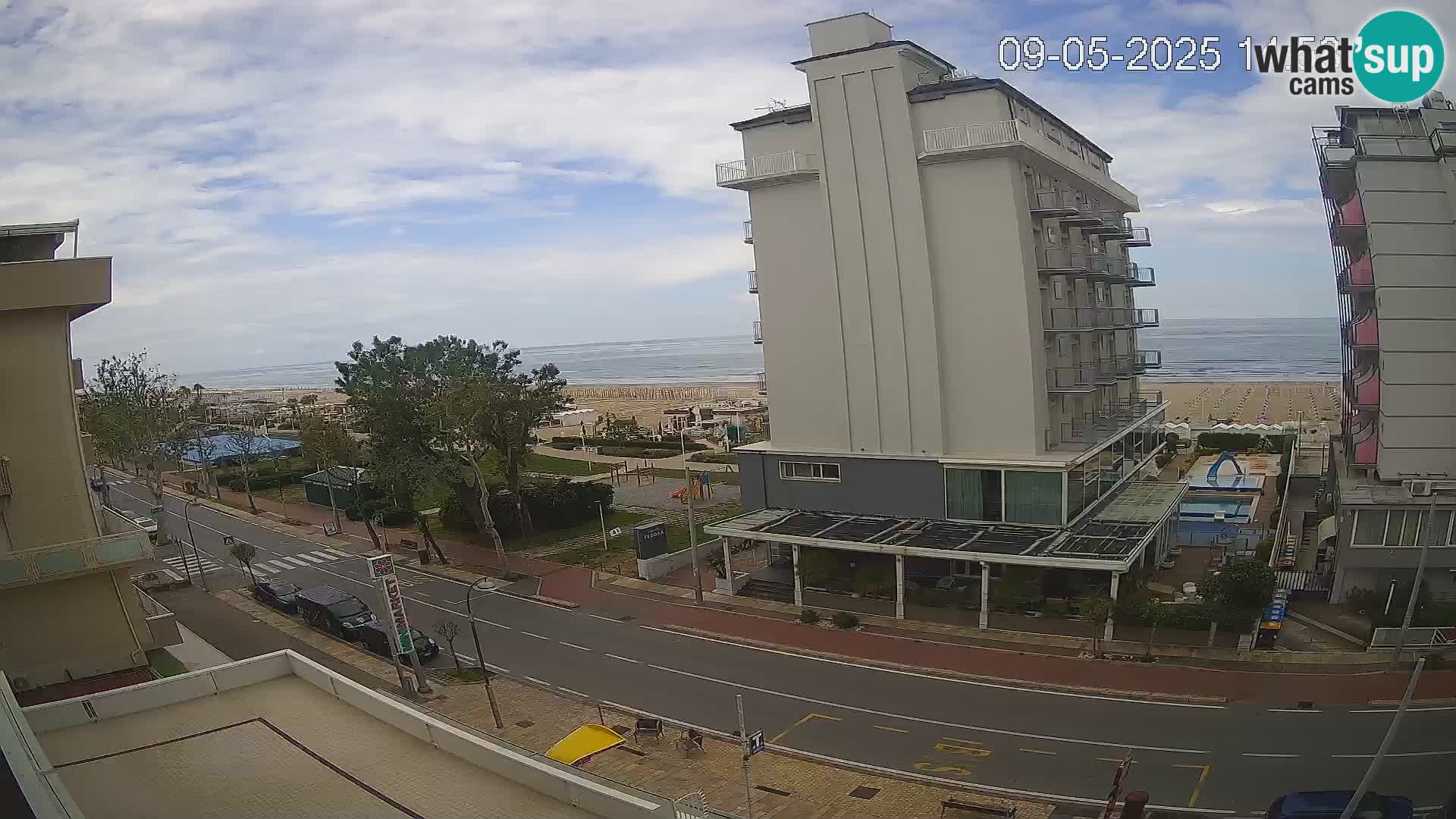 Riccione livecam beach and La Malfa gardens – Bagni Oreste spiaggia 115