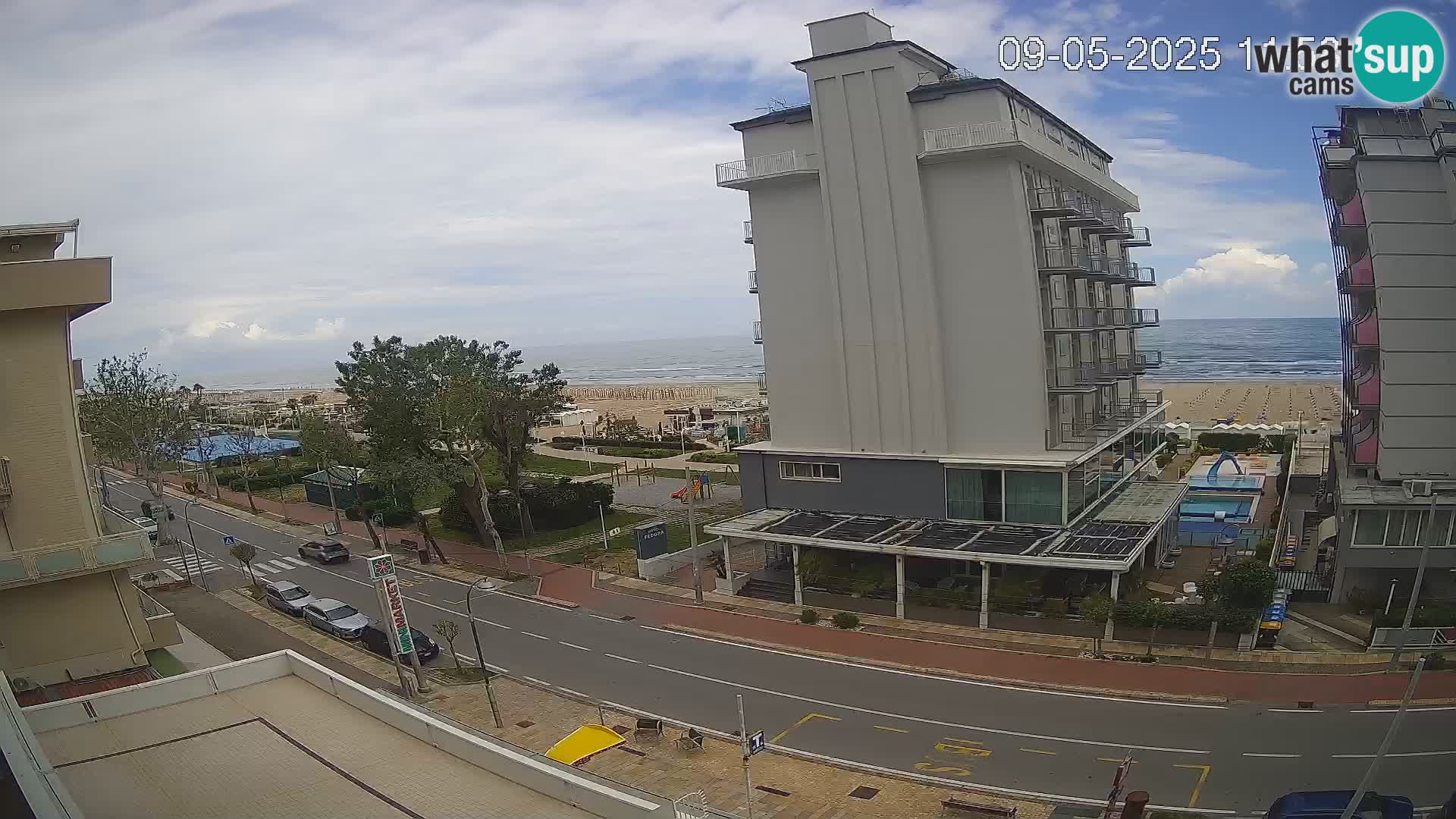 Riccione livecam beach and La Malfa gardens – Bagni Oreste spiaggia 115