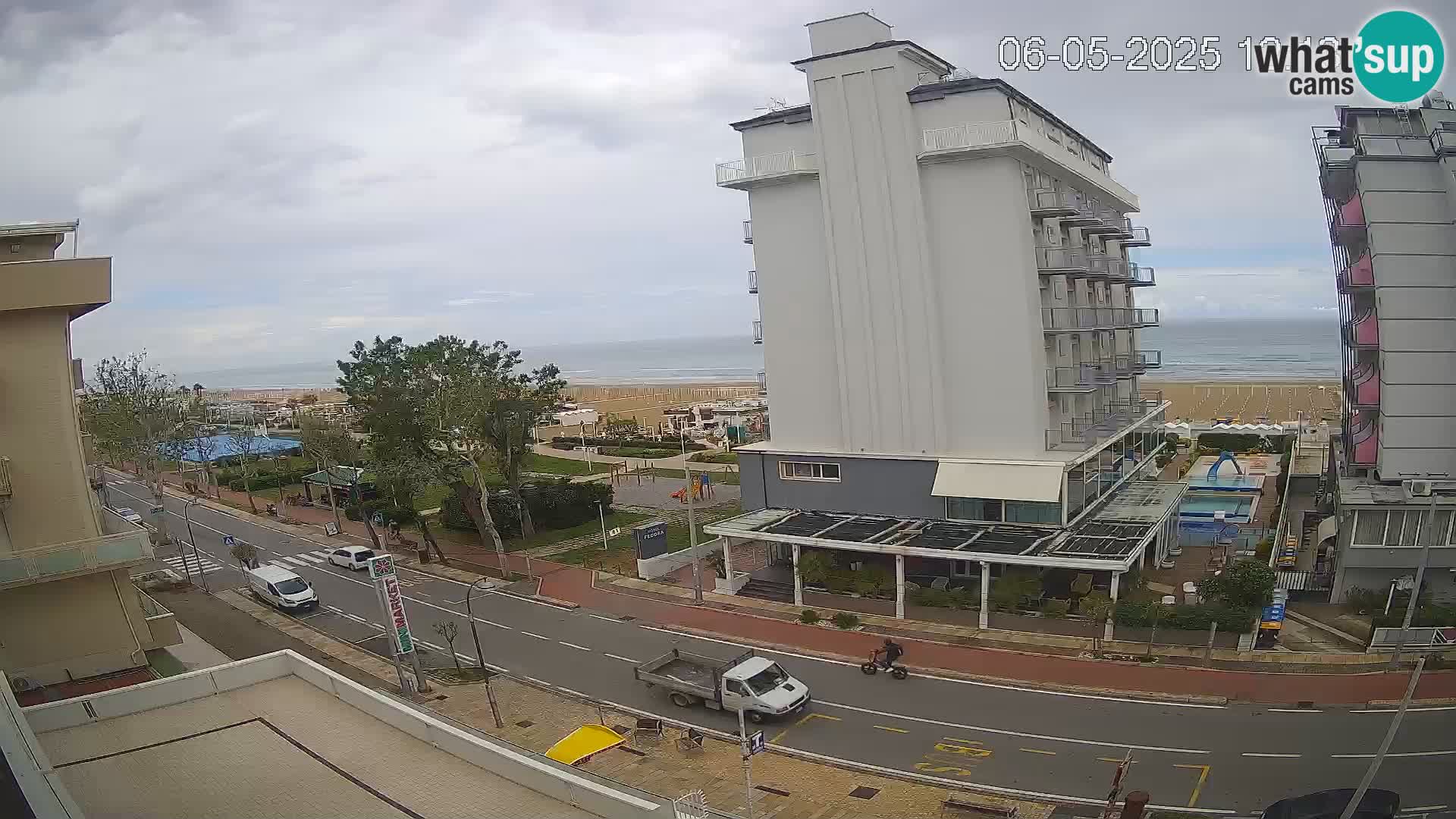 Riccione Webcam Strand und Gärten La Malfa – Bagni Oreste Strand 115