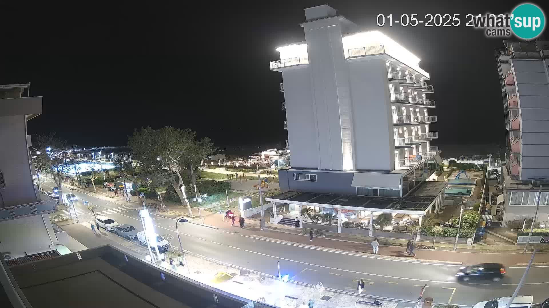 Riccione Webcam Strand und Gärten La Malfa – Bagni Oreste Strand 115