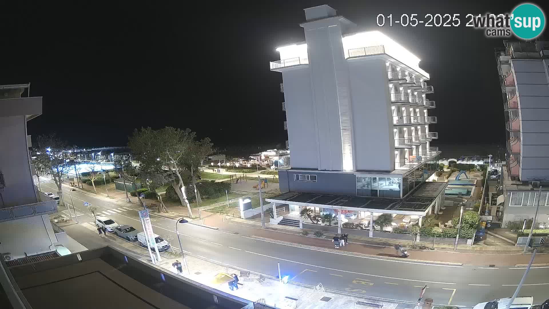Riccione Webcam Strand und Gärten La Malfa – Bagni Oreste Strand 115