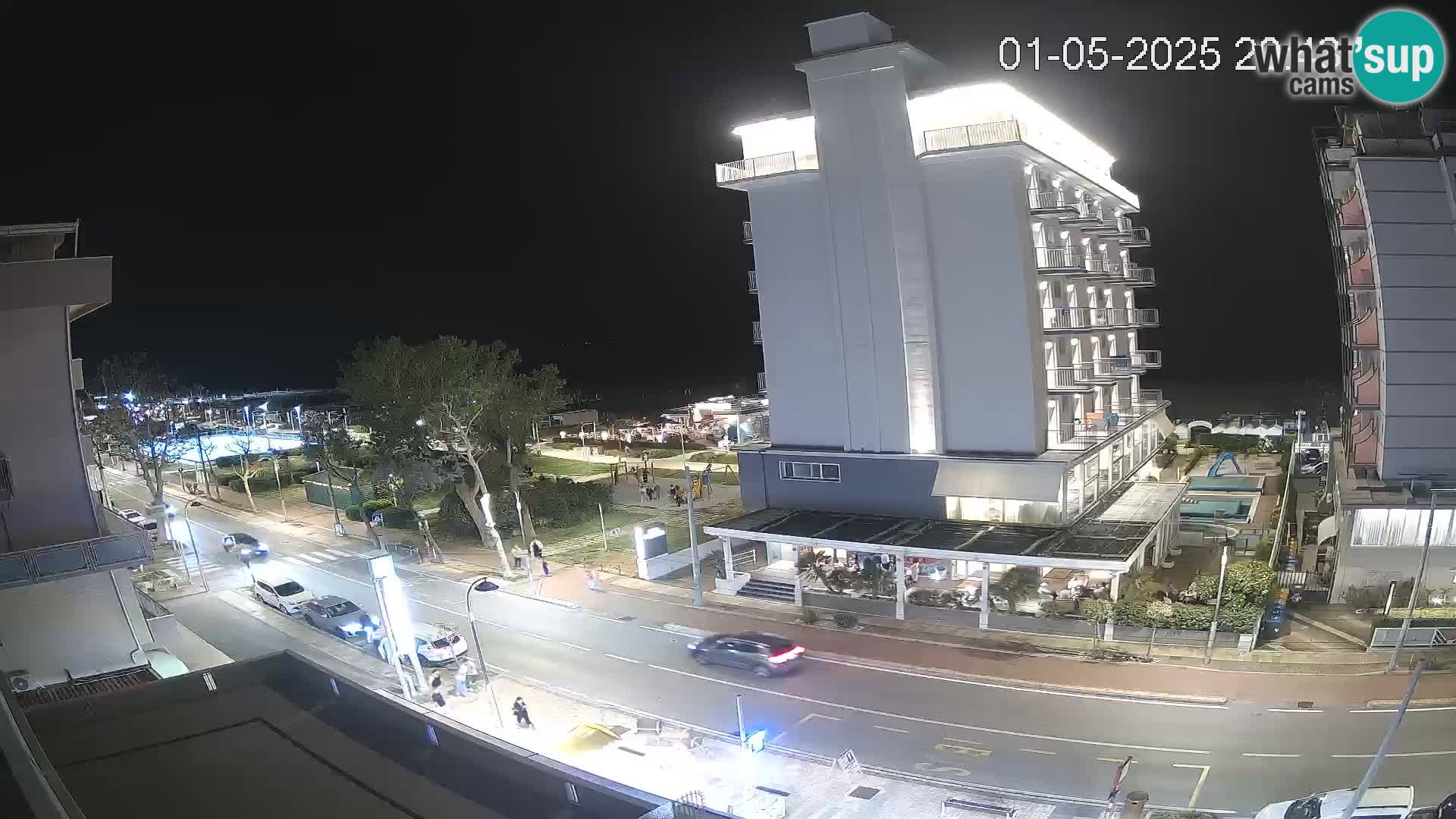 Riccione Webcam Strand und Gärten La Malfa – Bagni Oreste Strand 115