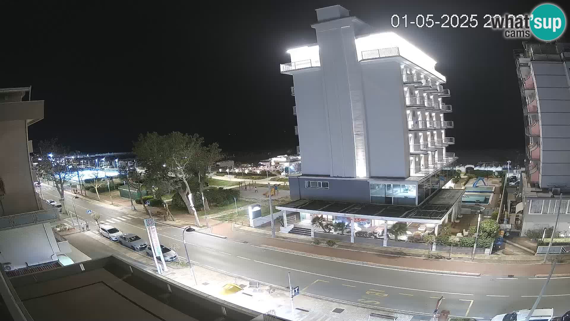 Riccione webcam spiaggia e giardini La Malfa – Bagni Oreste spiaggia 115