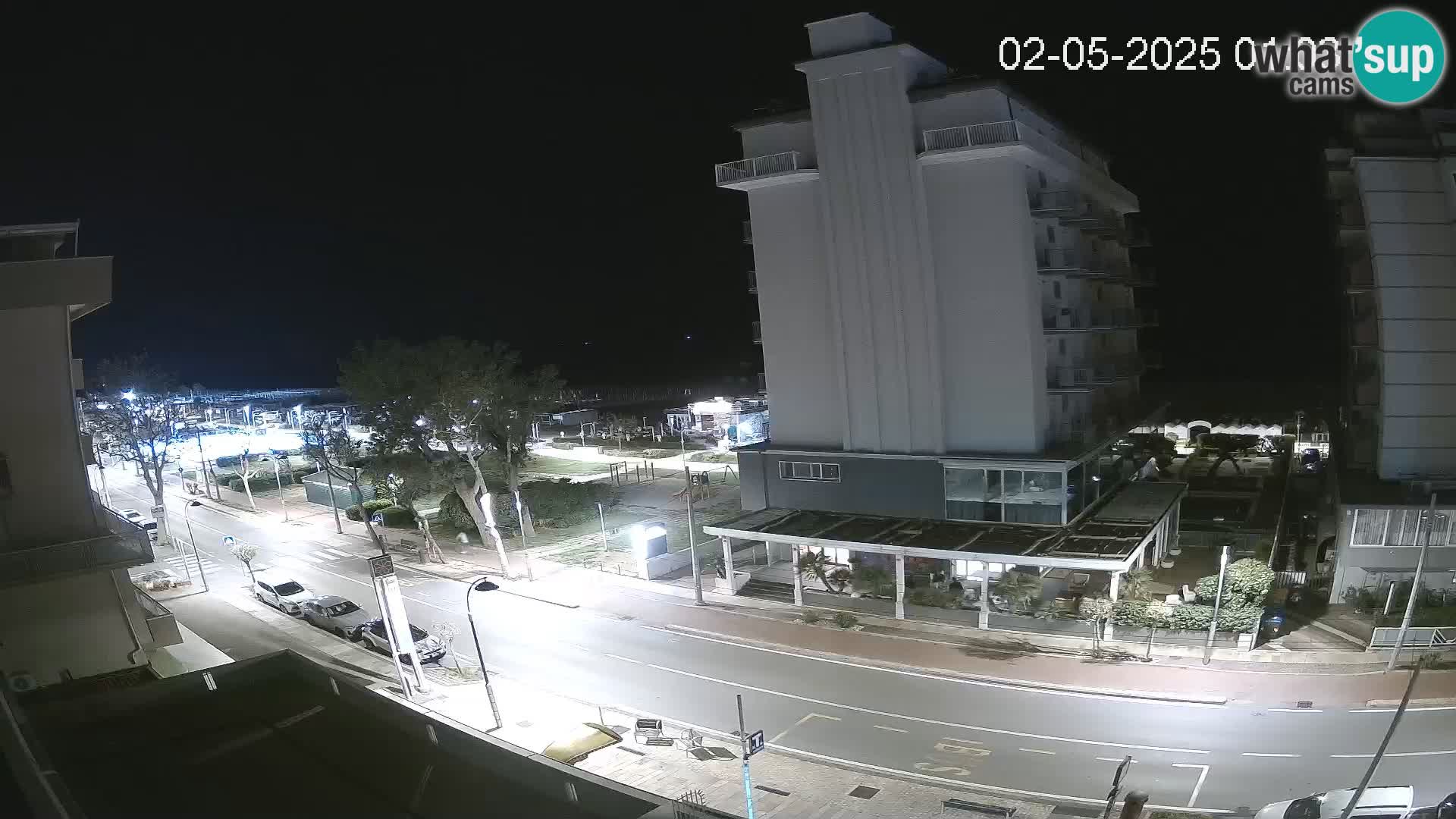 Plaža s spletno kamero Riccione in vrtovi La Malfa – plaža Bagni Oreste 115