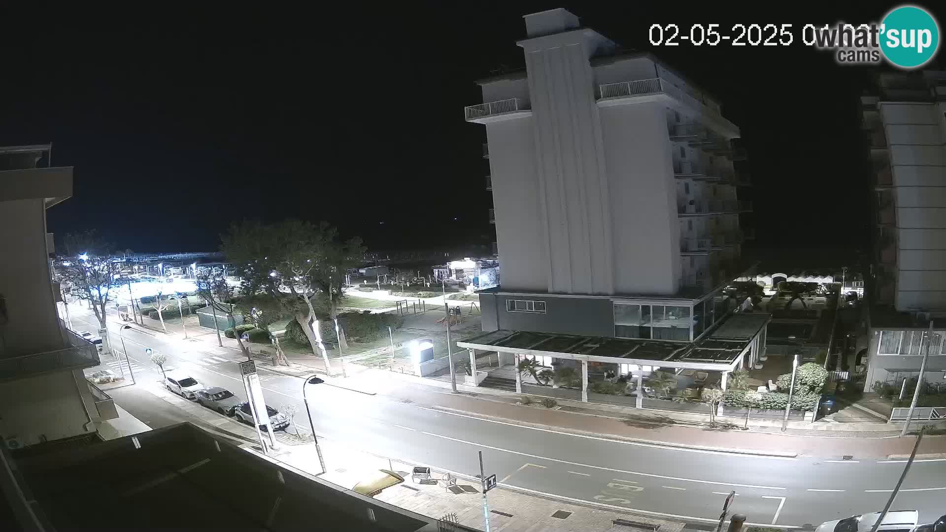 Riccione webcam playa y jardines La Malfa – Playa Bagni Oreste 115