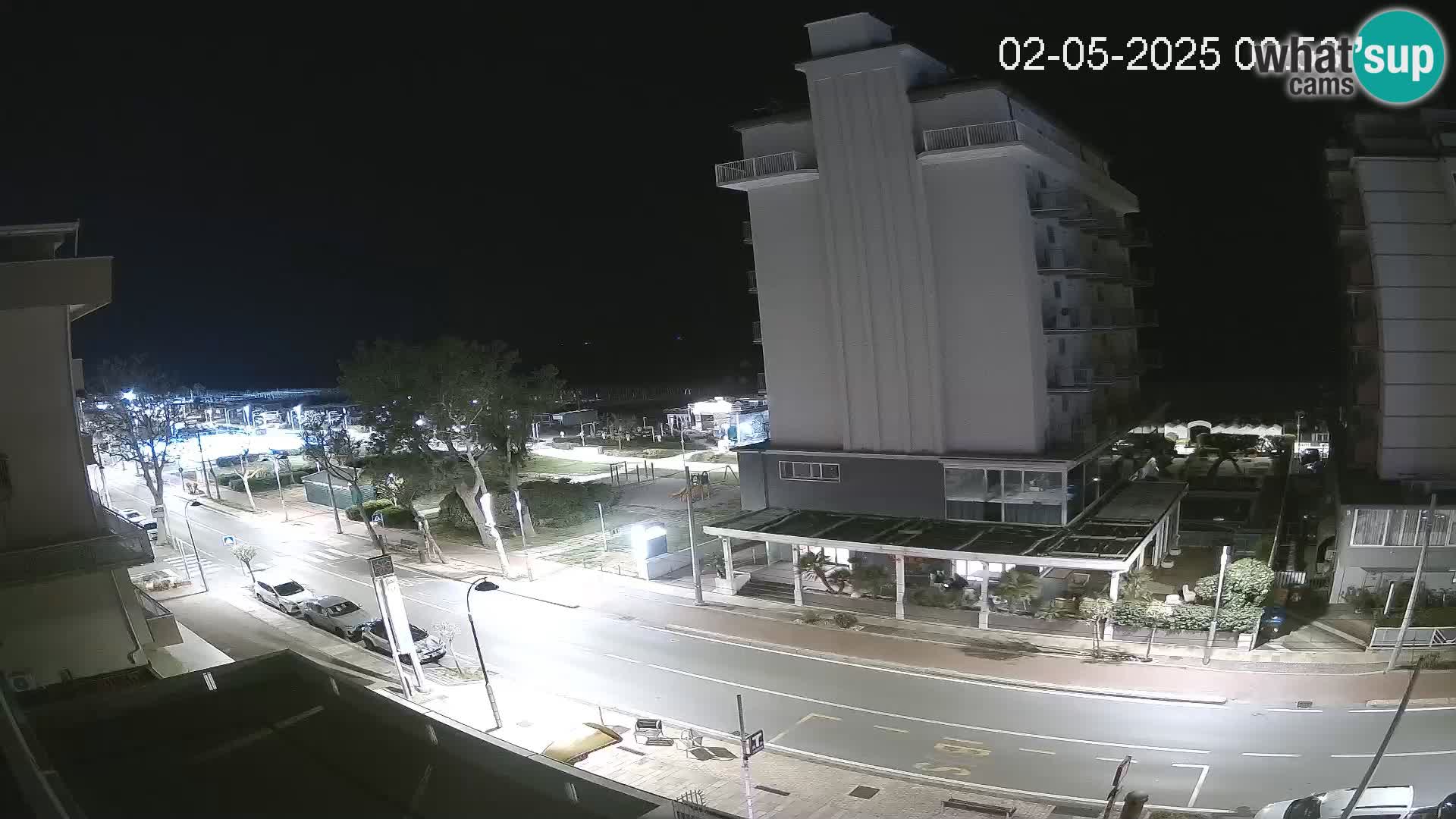 Riccione webcam plage et jardins La Malfa – Bagni Oreste plage 115