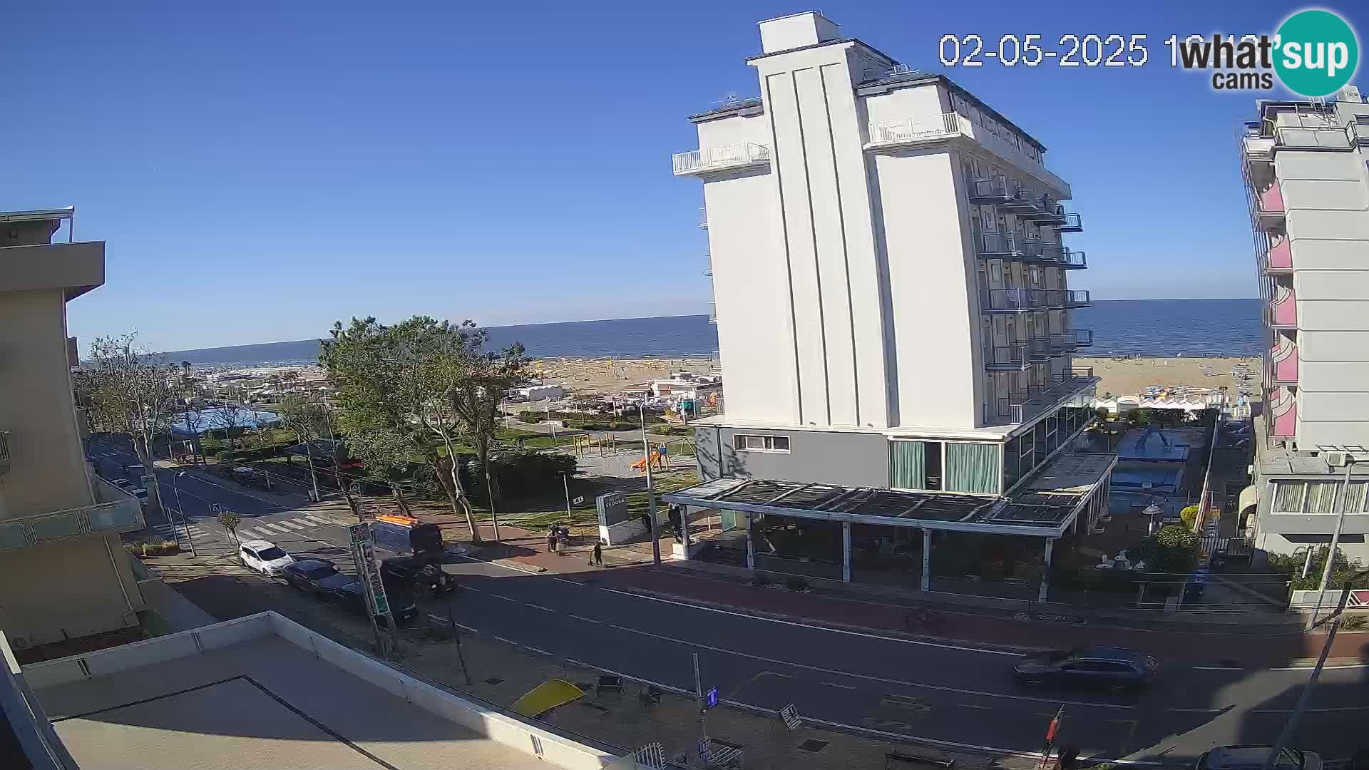 Riccione livecam beach and La Malfa gardens – Bagni Oreste spiaggia 115
