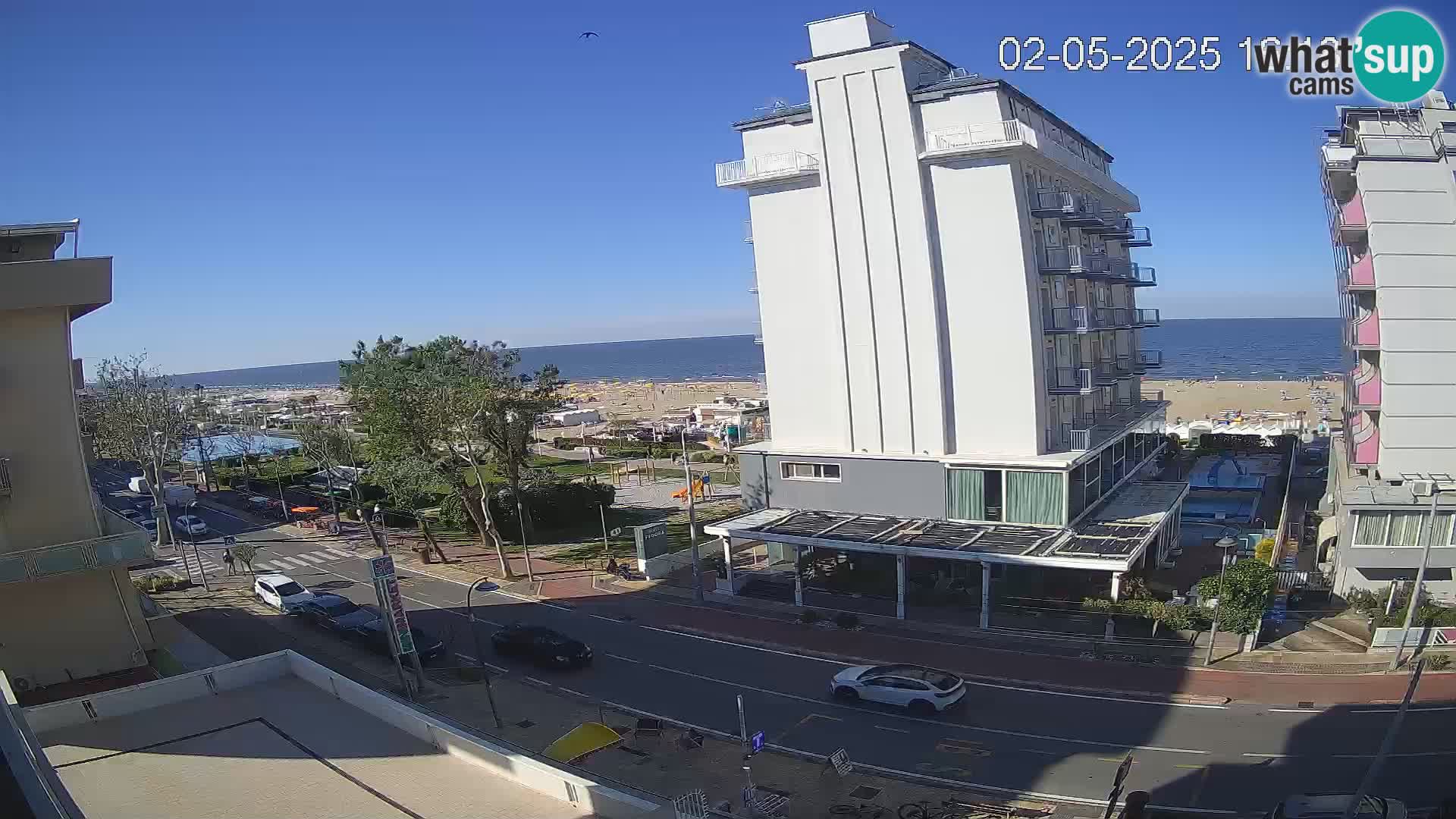 Riccione livecam beach and La Malfa gardens – Bagni Oreste spiaggia 115