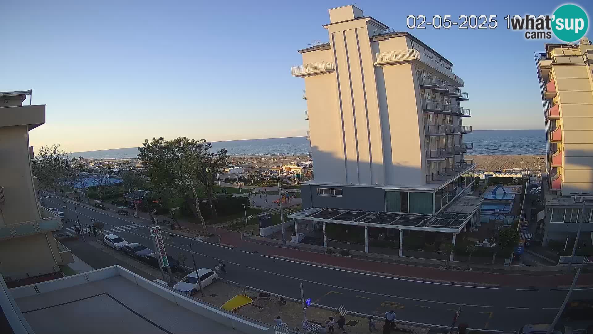 Riccione livecam beach and La Malfa gardens – Bagni Oreste spiaggia 115