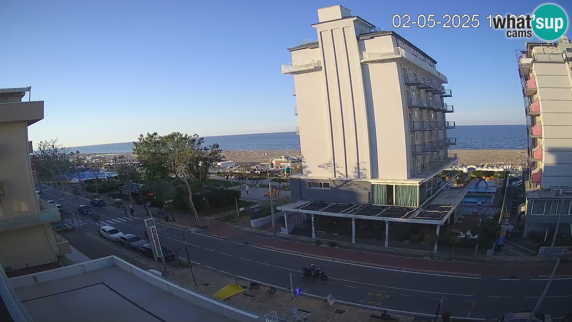 Riccione livecam beach and La Malfa gardens – Bagni Oreste spiaggia 115
