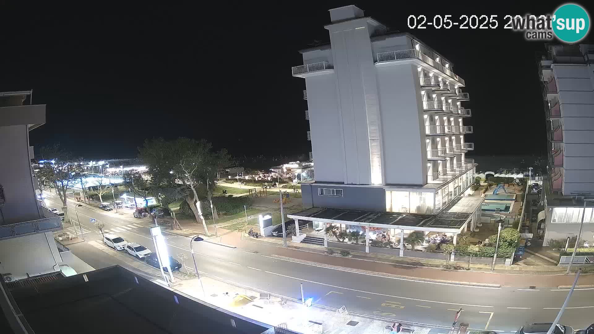 Riccione Webcam Strand und Gärten La Malfa – Bagni Oreste Strand 115